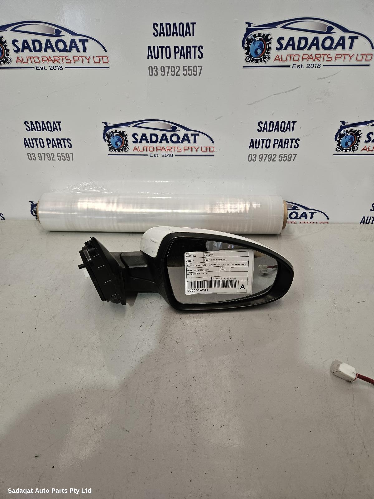 Kia Cerato Right Door Mirror