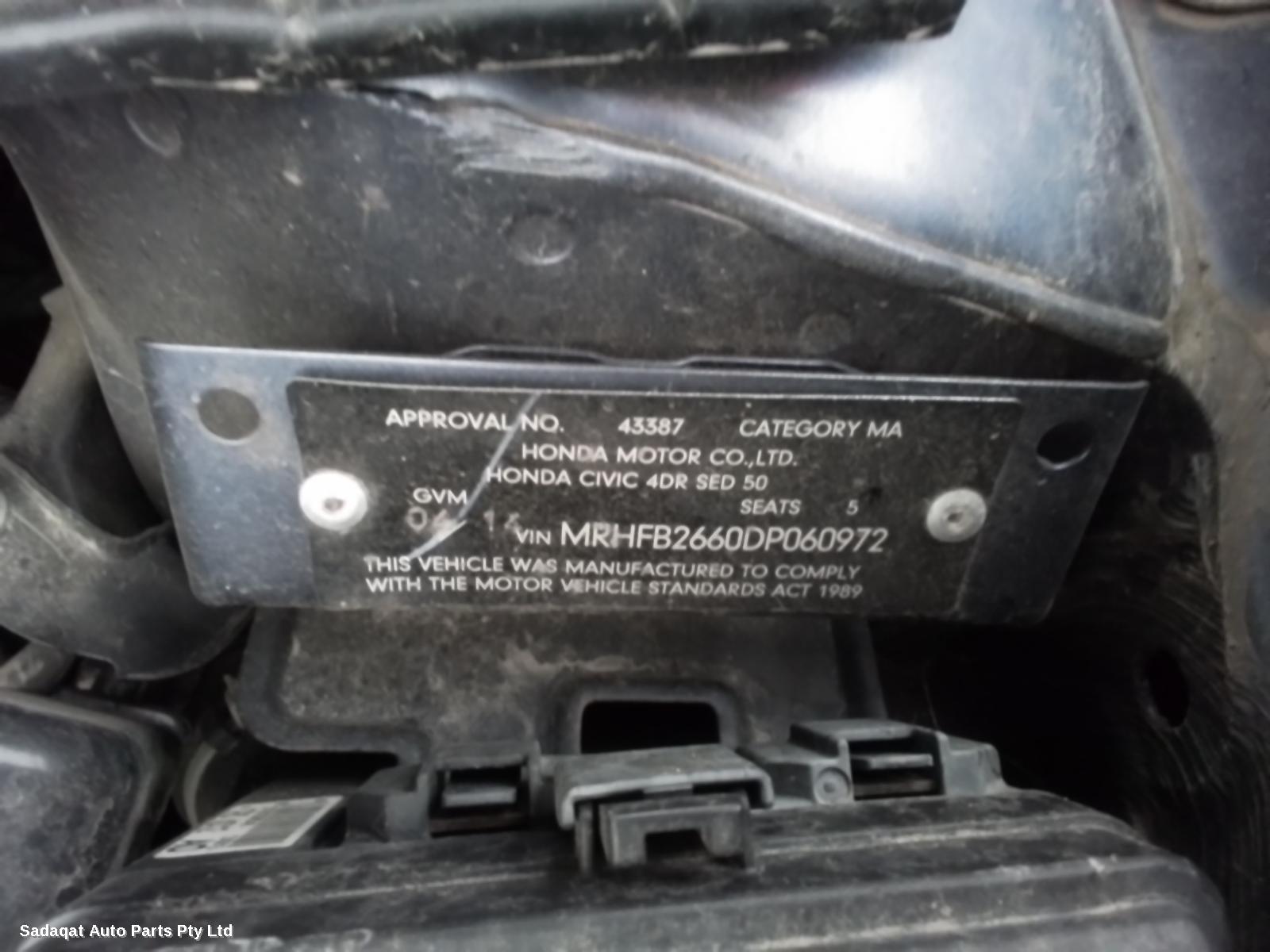 Honda Civic Left Rear Strut