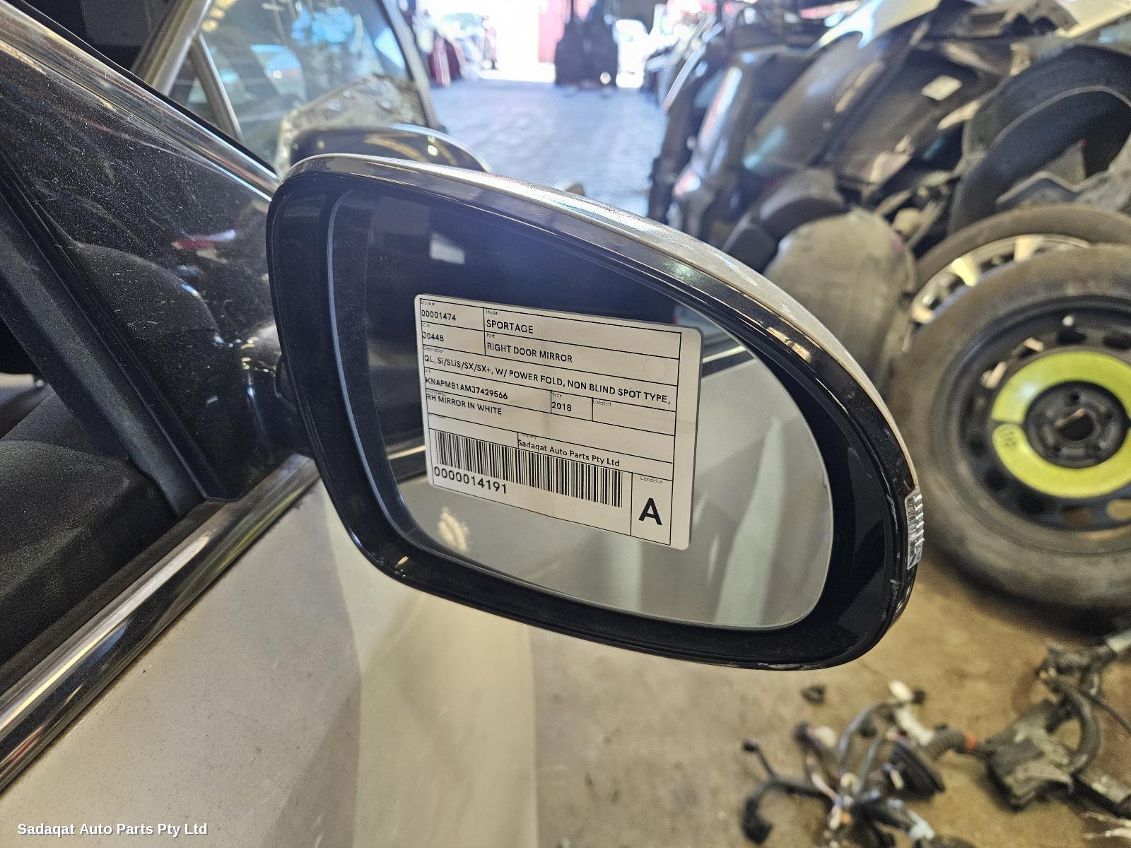 Kia Sportage Right Door Mirror