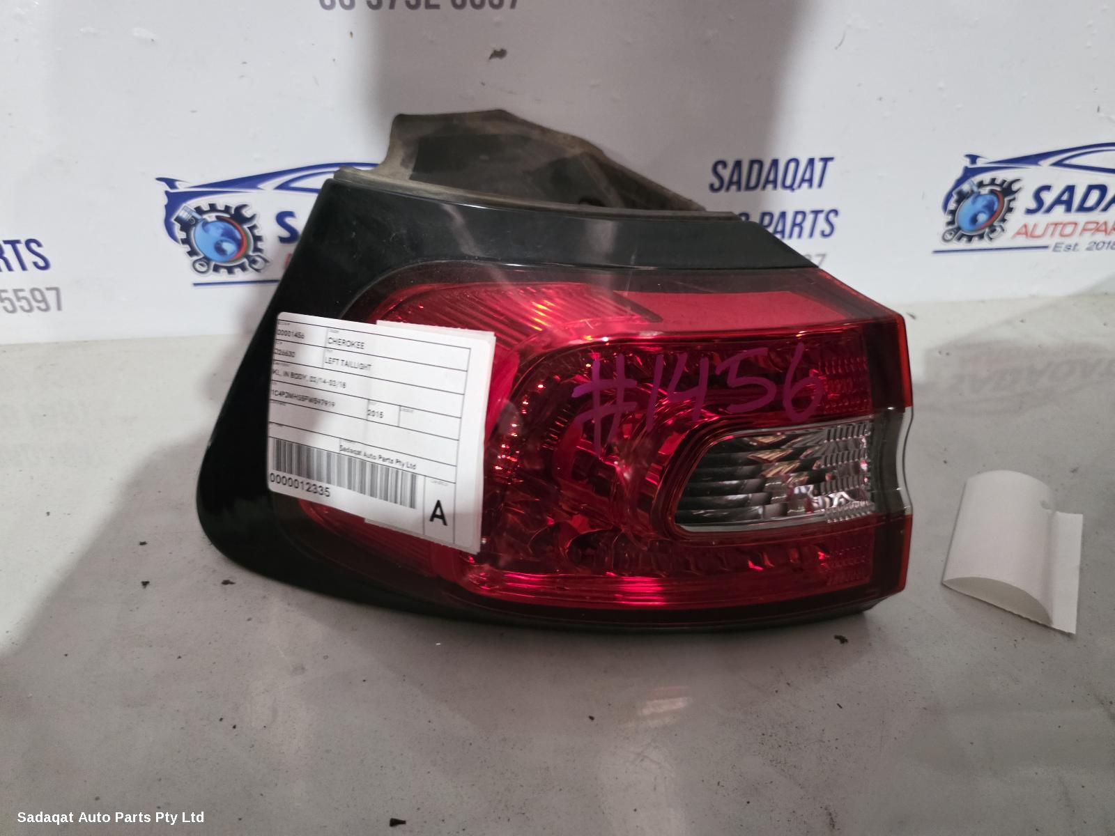 Jeep Cherokee Left Taillight