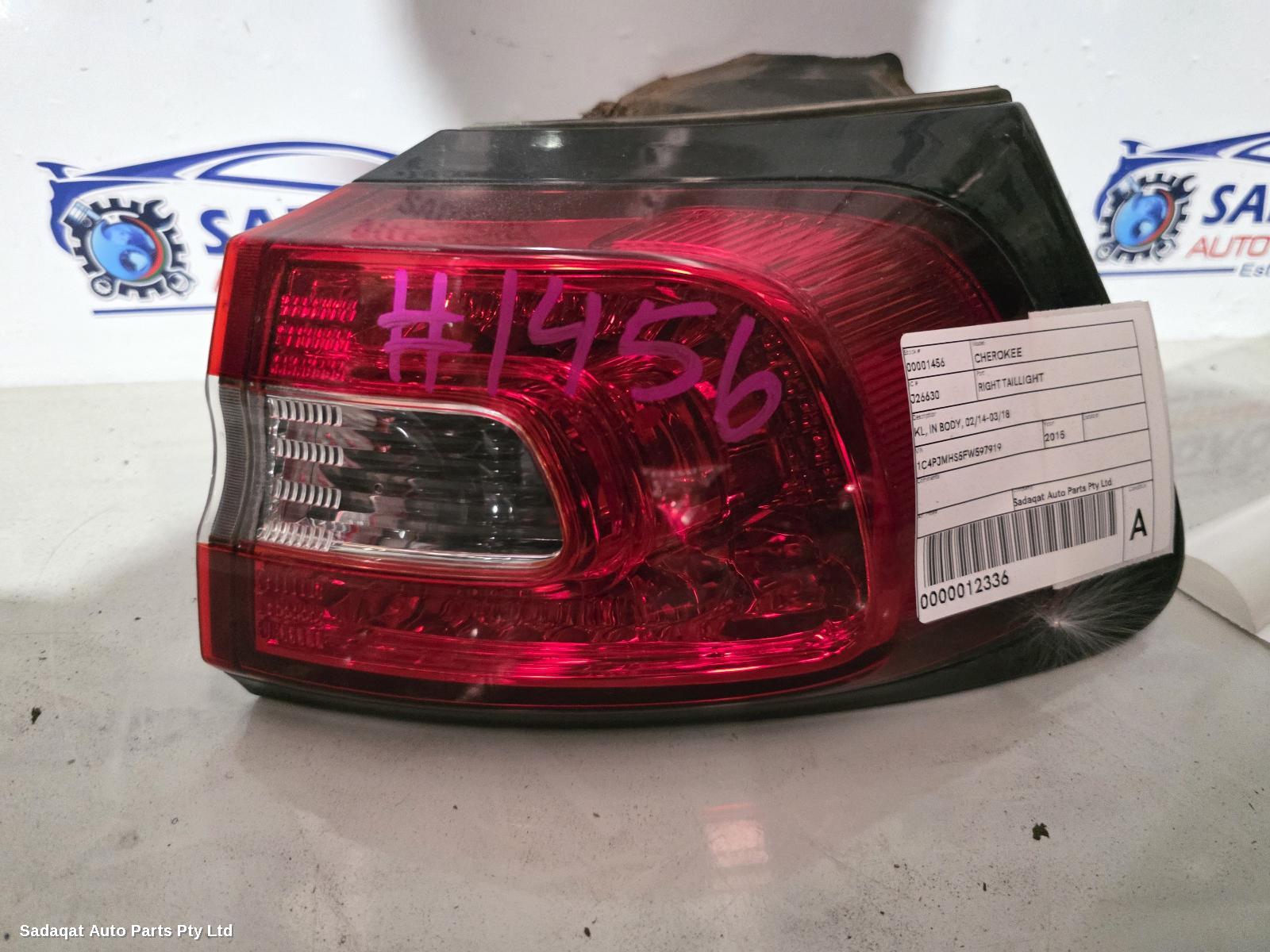 Jeep Cherokee Right Taillight