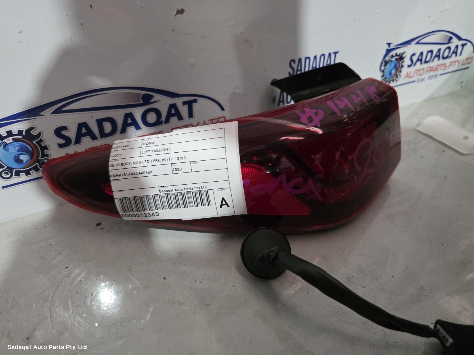 Hyundai Kona Left Taillight