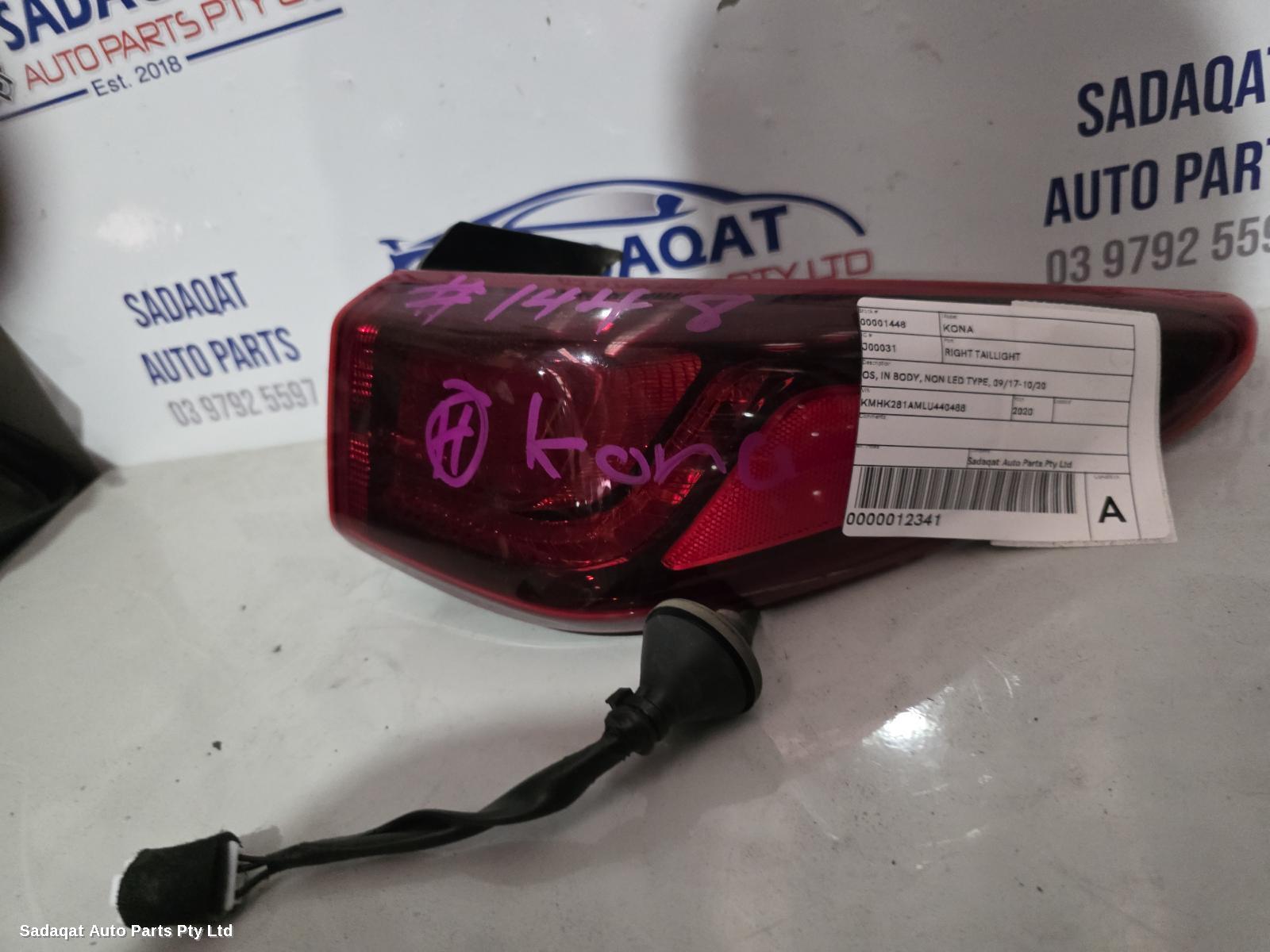 Hyundai Kona Right Taillight