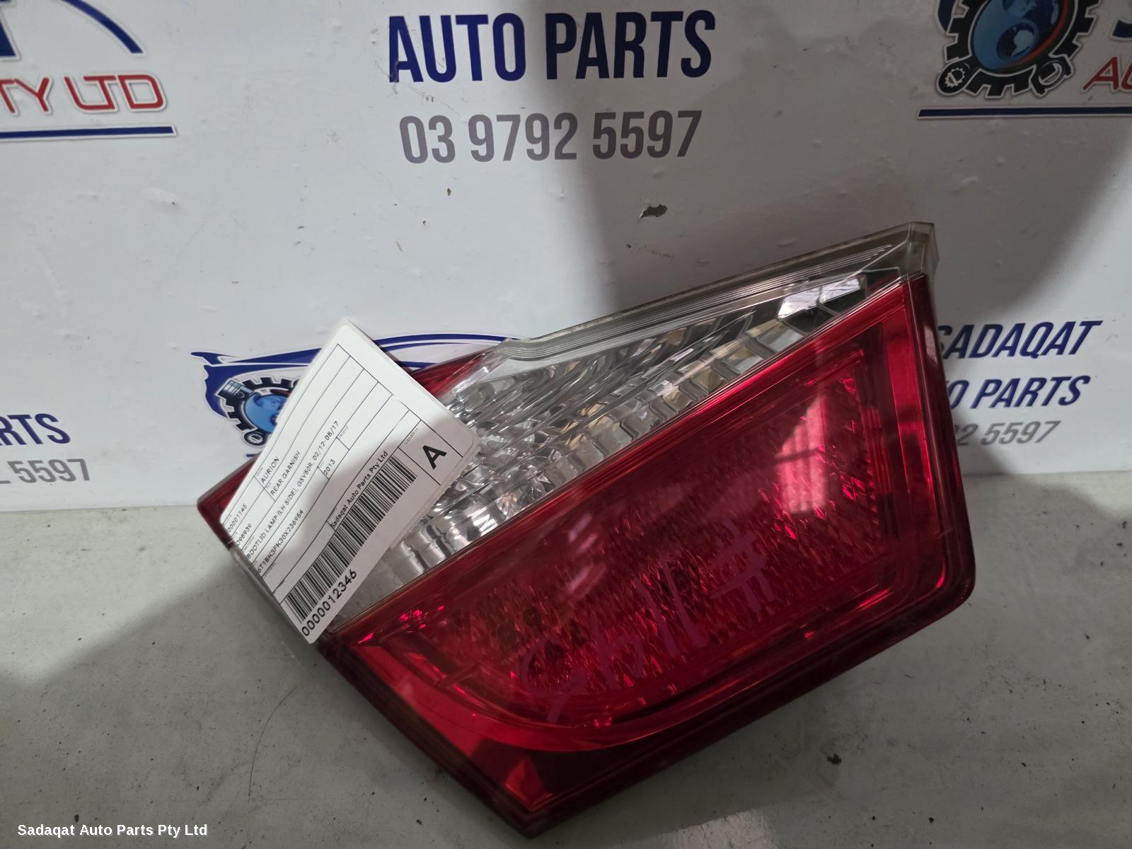 Toyota Aurion Rear Garnish