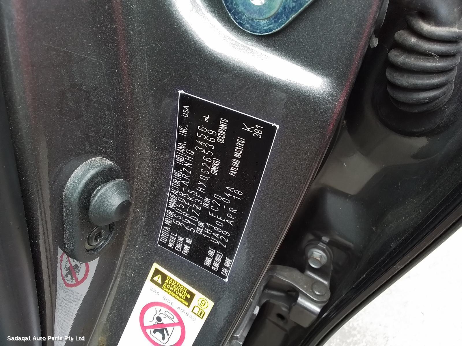 Toyota Kluger Seatbelt/stalk