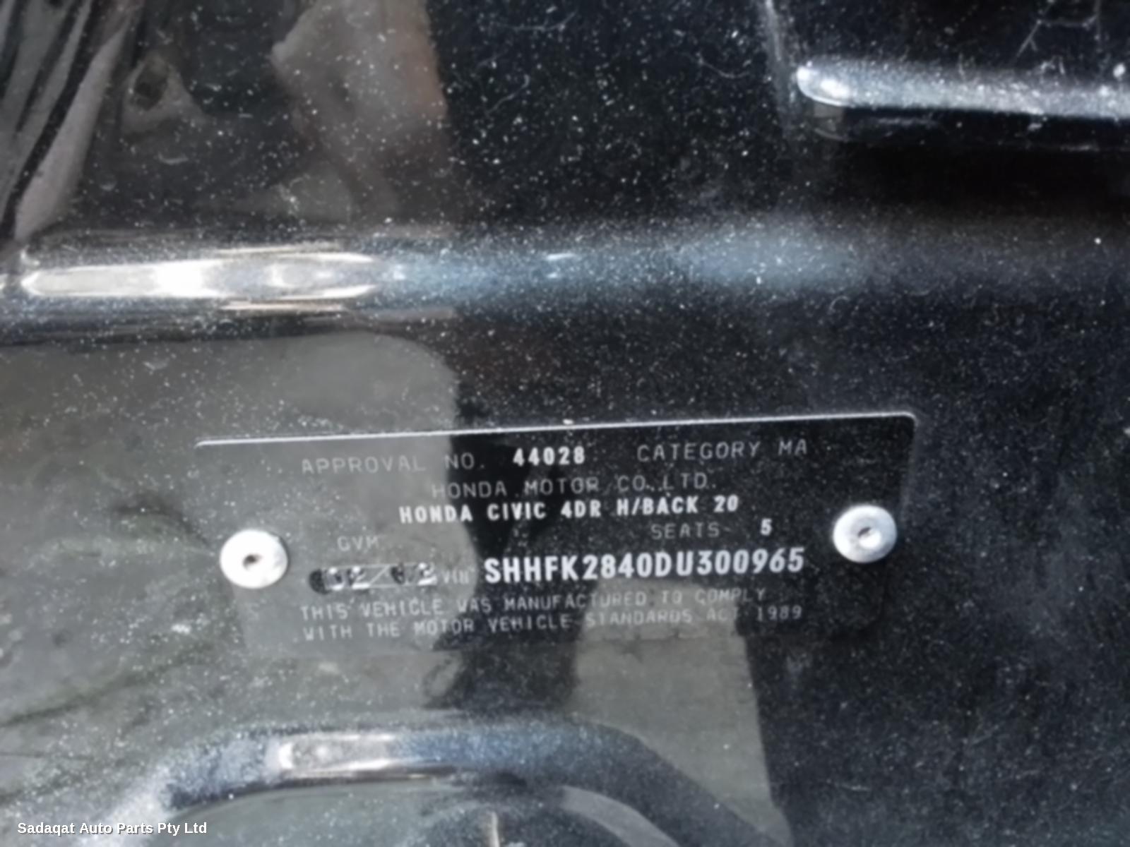 Honda Civic Left Front Door