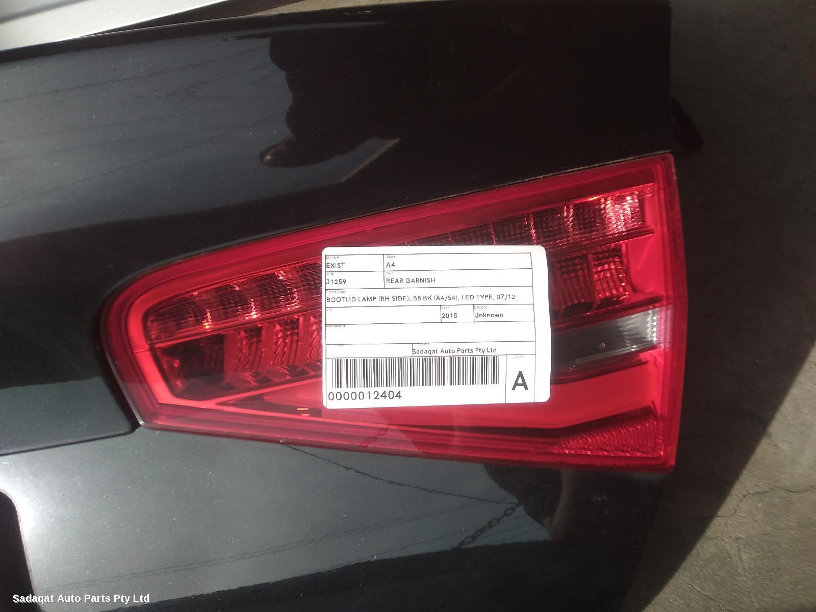 Audi A4 Rear Garnish