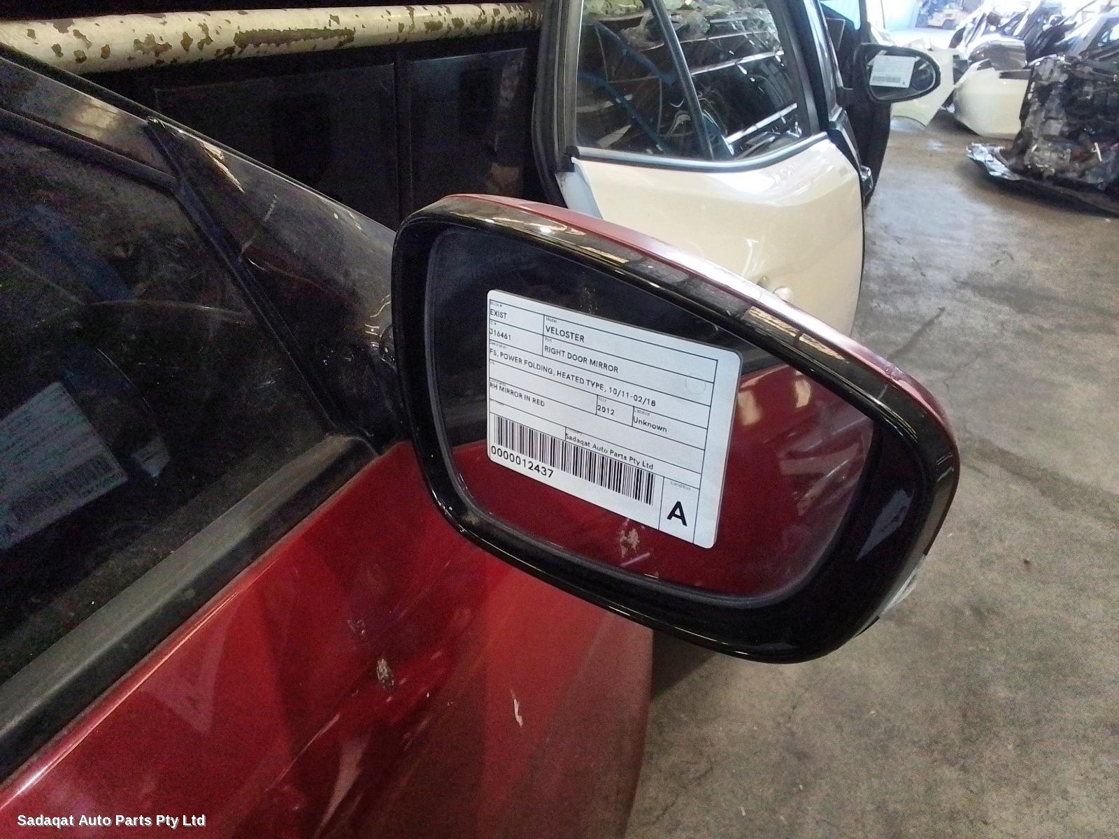 Hyundai Veloster Right Door Mirror