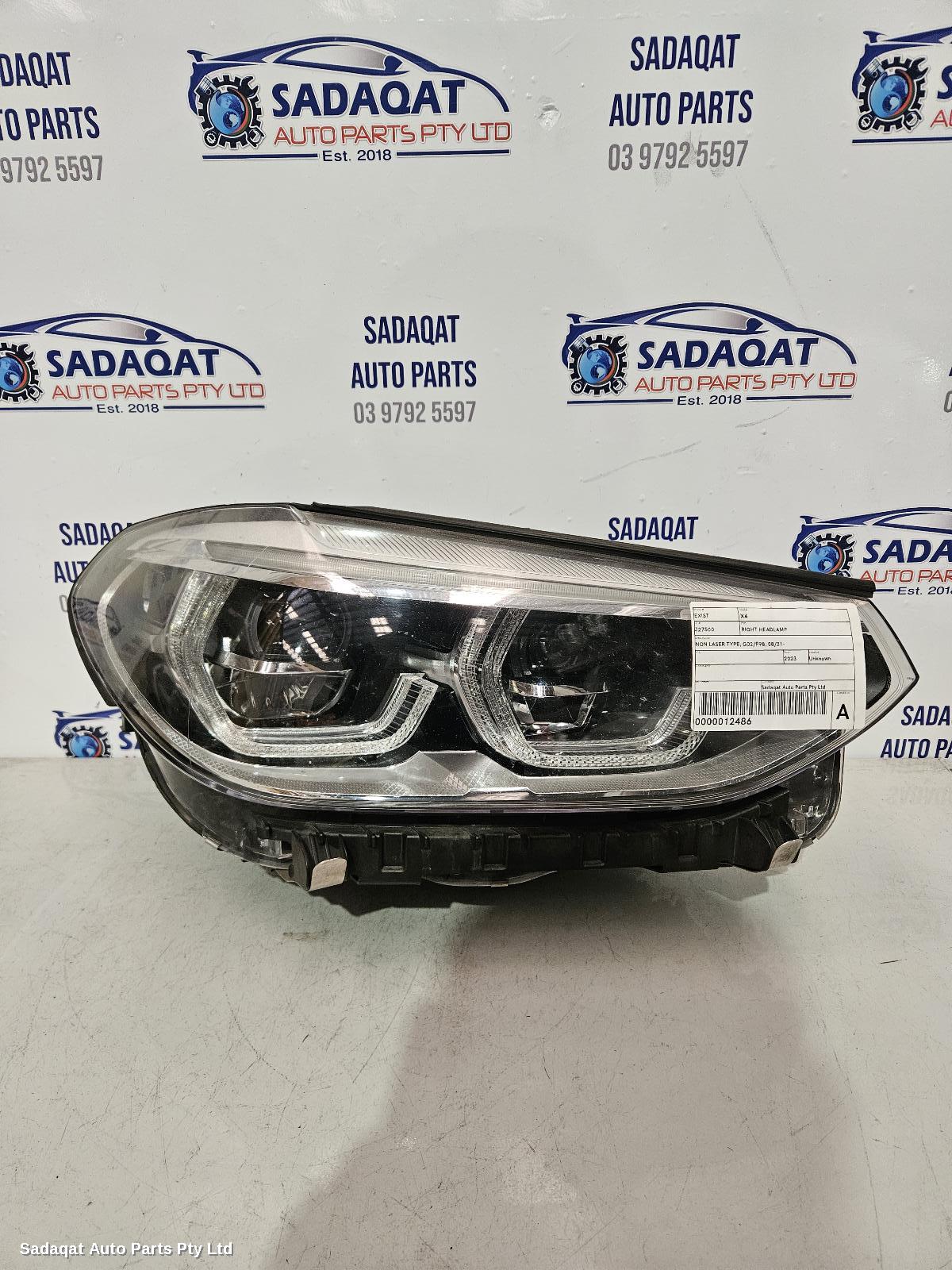 Bmw X4 Right Headlamp