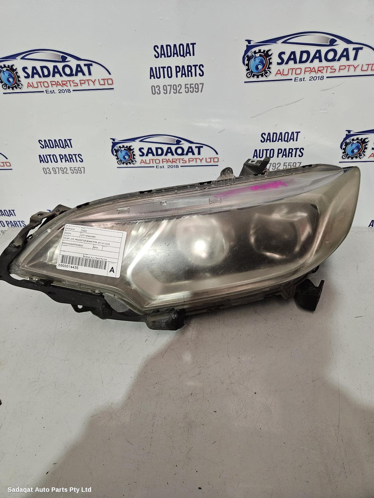 Honda Jazz Left Headlamp