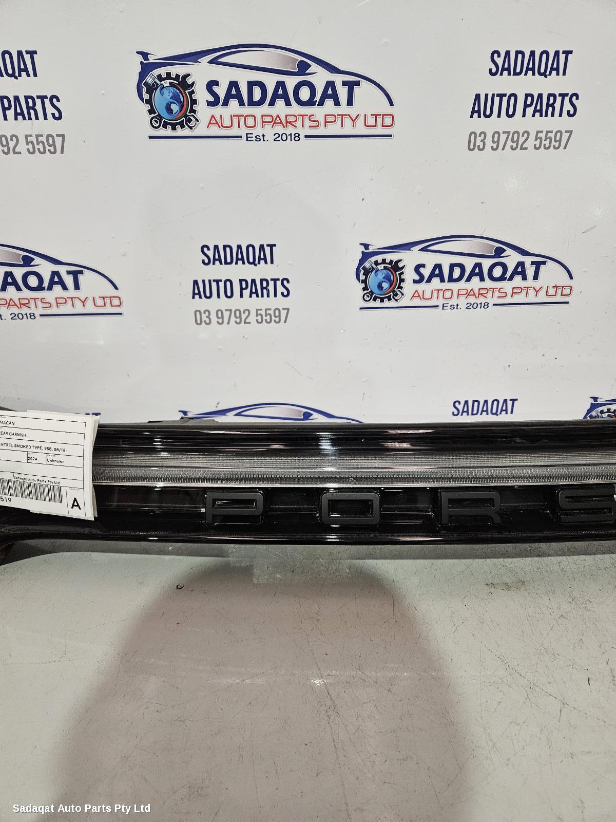 Porsche Macan Rear Garnish