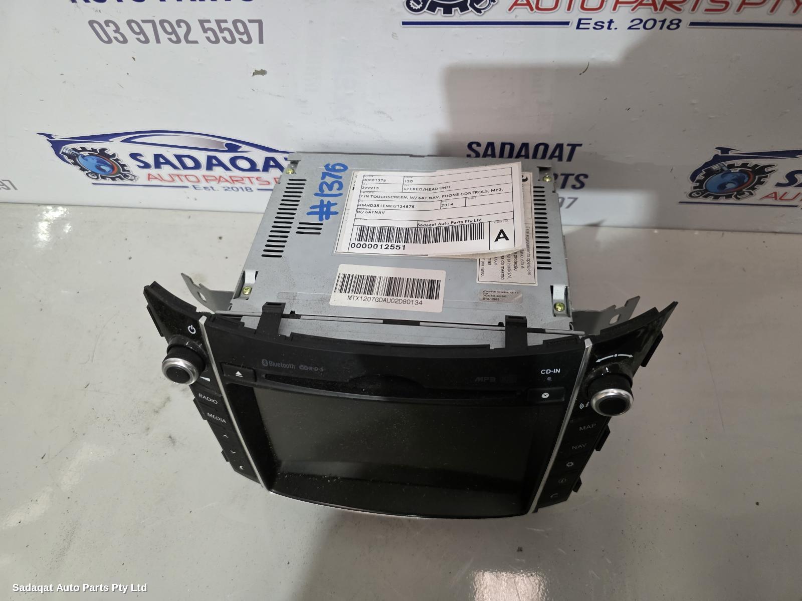 Hyundai I30 Radio/cd/dvd/sat/tv