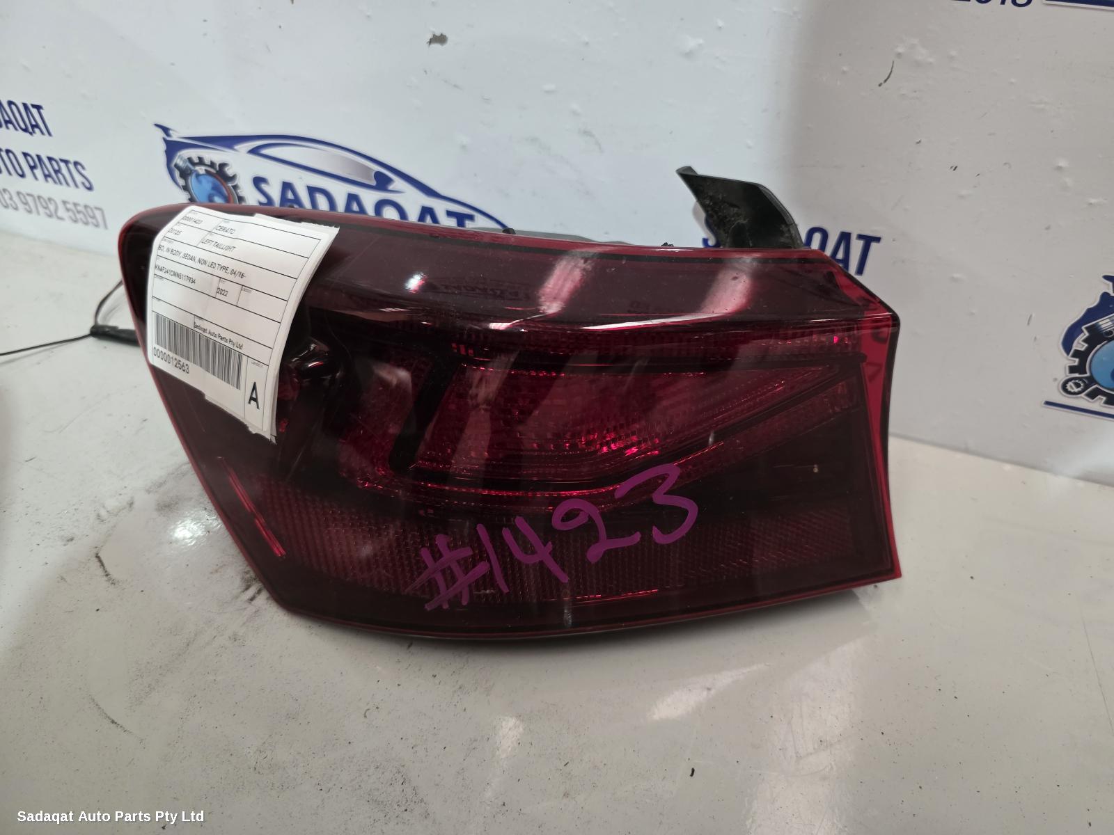 Kia Cerato Left Taillight