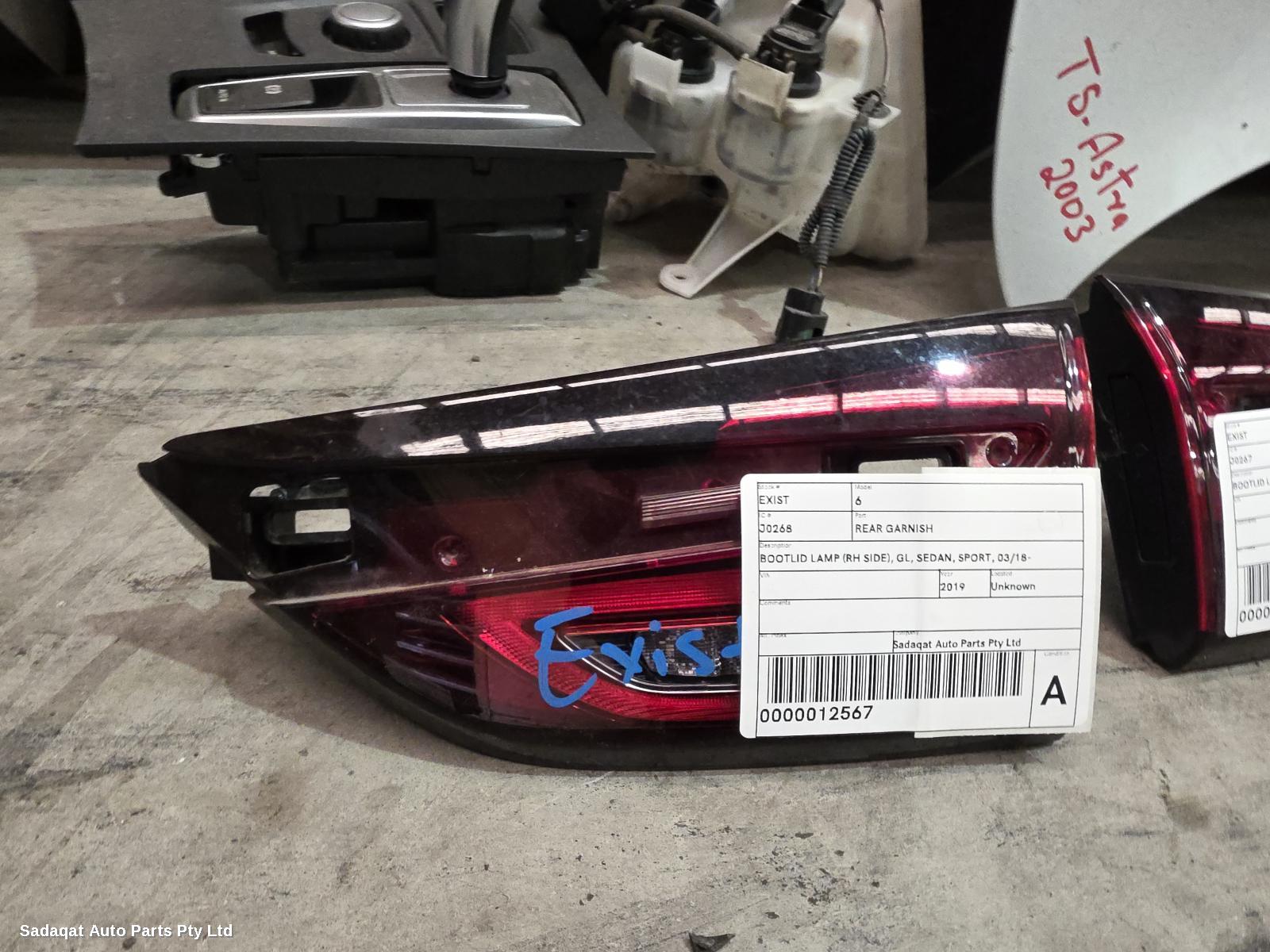 Mazda 6 Rear Garnish