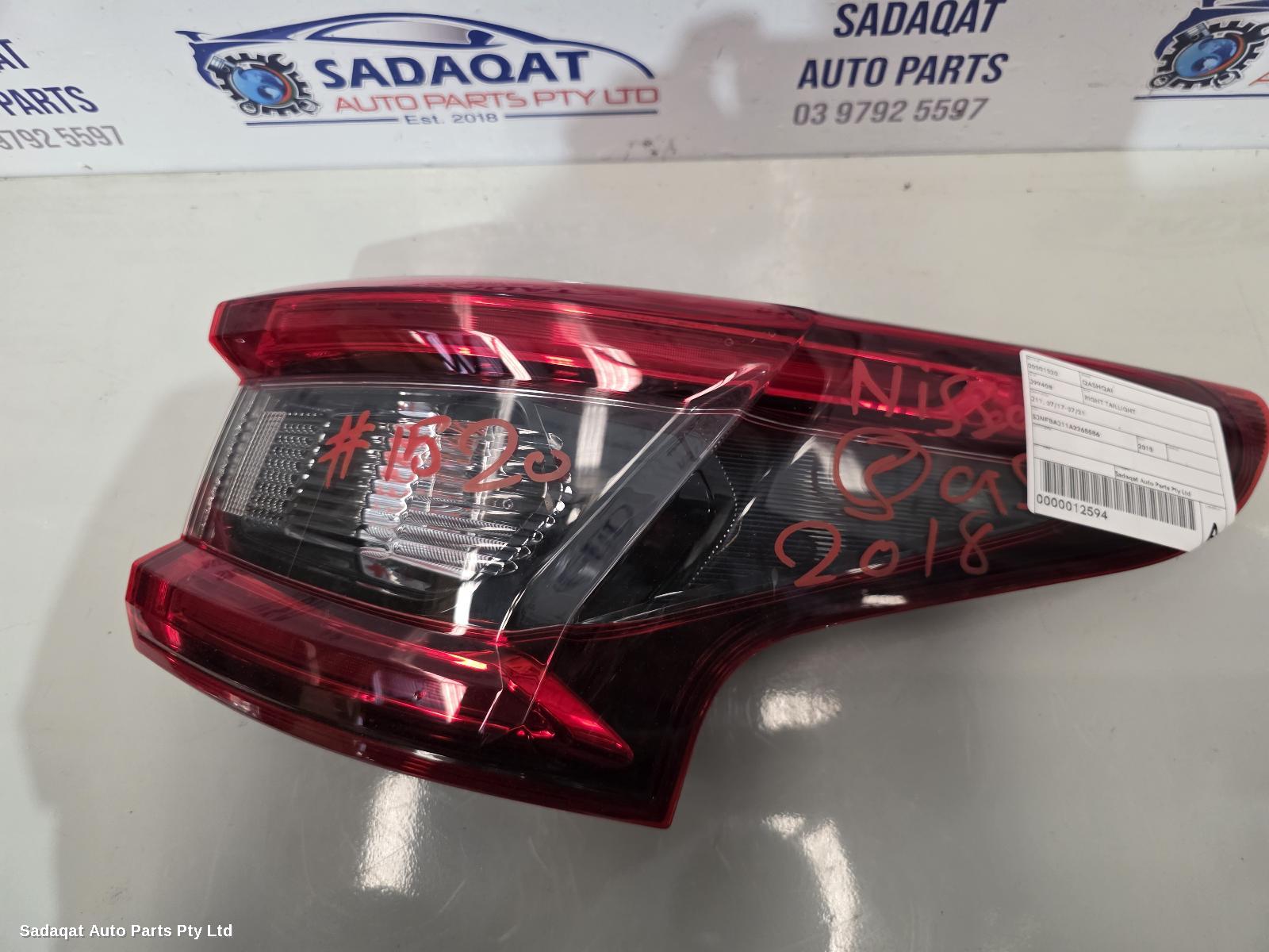 Nissan Qashqai Right Taillight