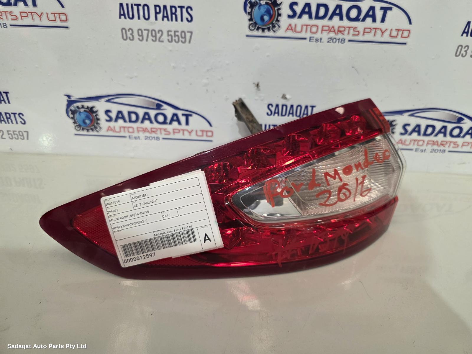 Ford Mondeo Left Taillight