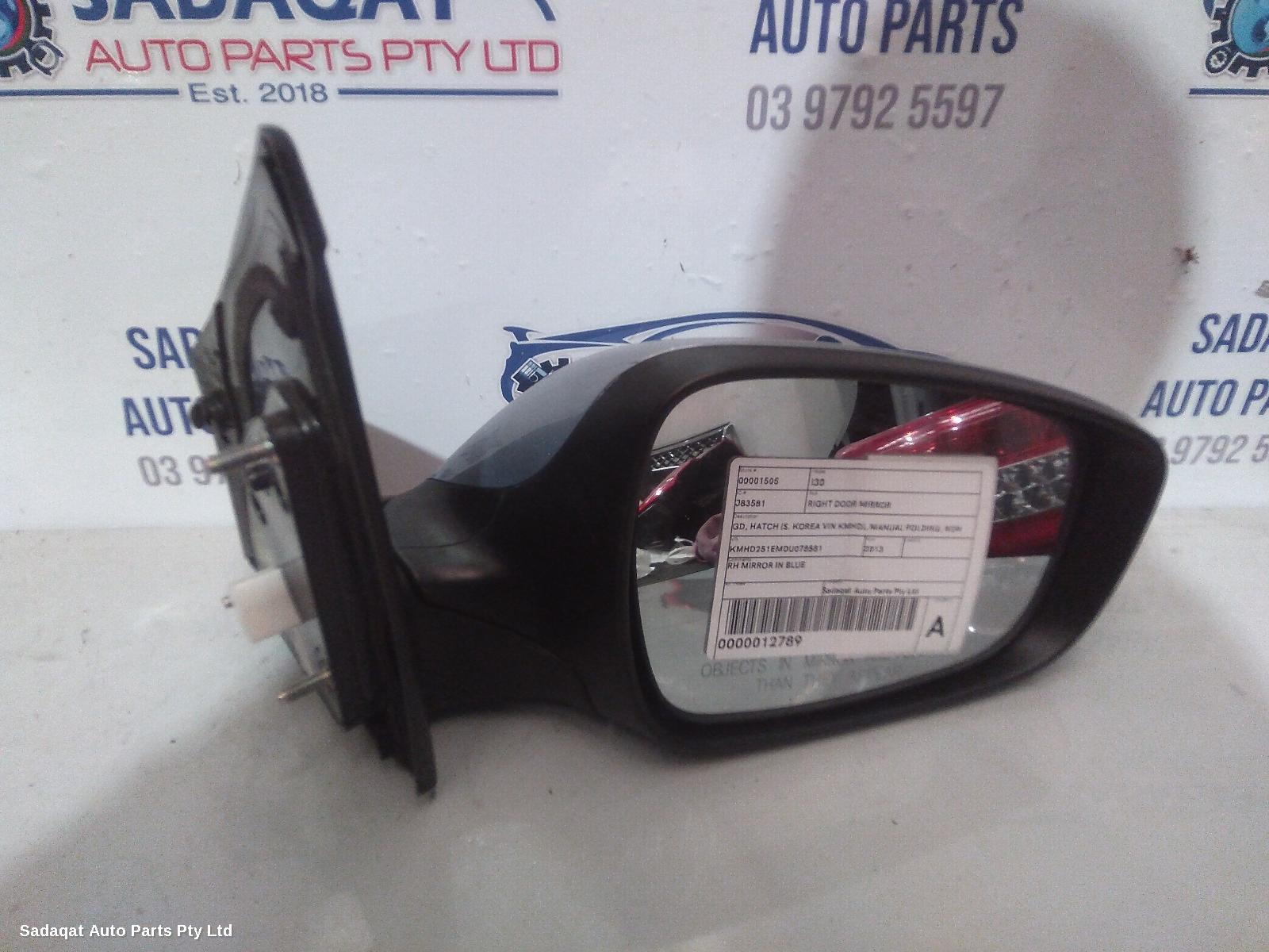 Hyundai I30 Right Door Mirror