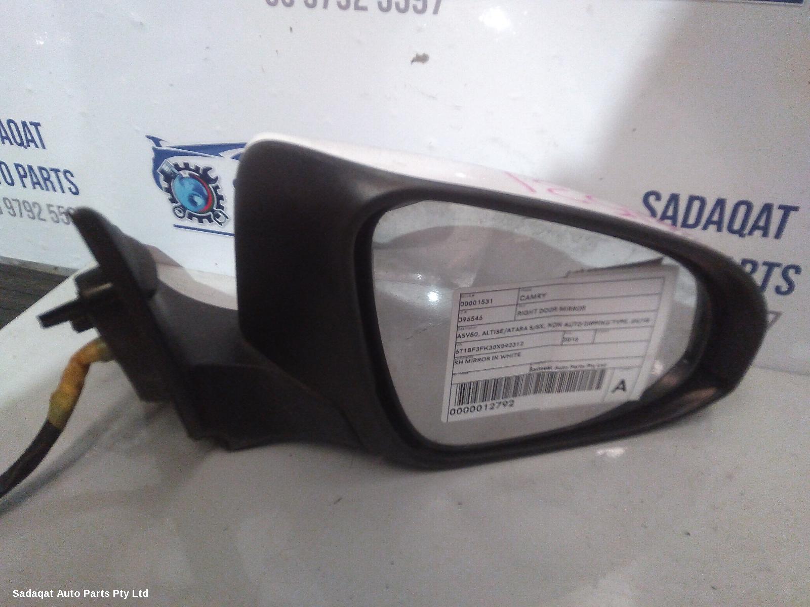 Toyota Camry Right Door Mirror