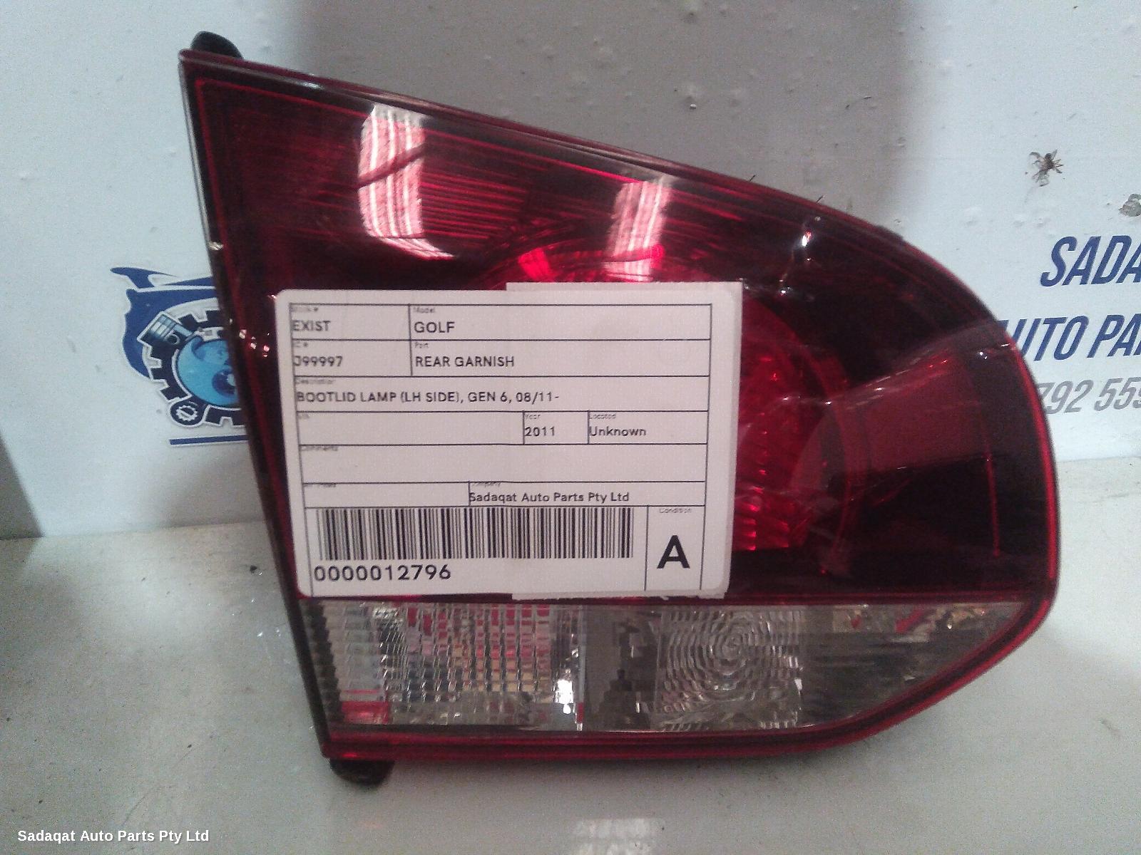 Volkswagen Golf Rear Garnish