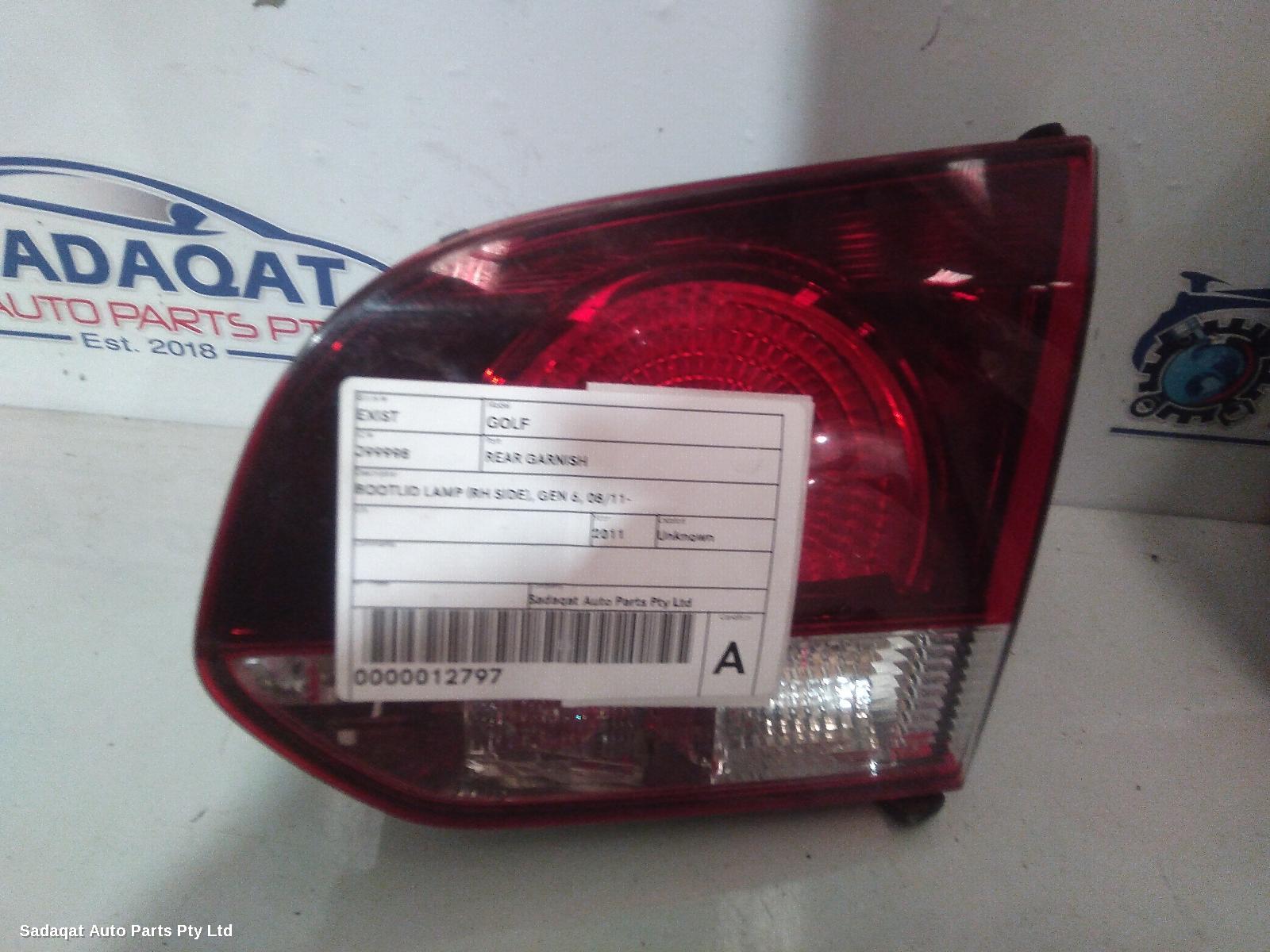 Volkswagen Golf Rear Garnish