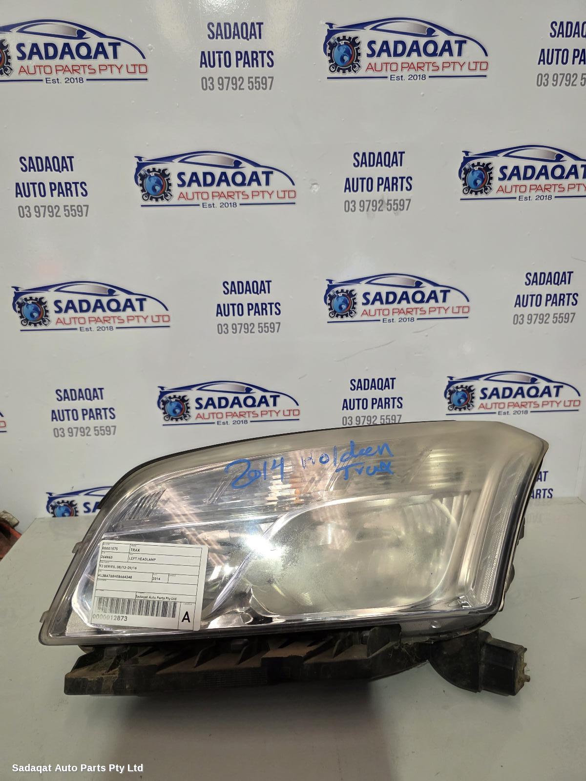 Holden Trax Left Headlamp