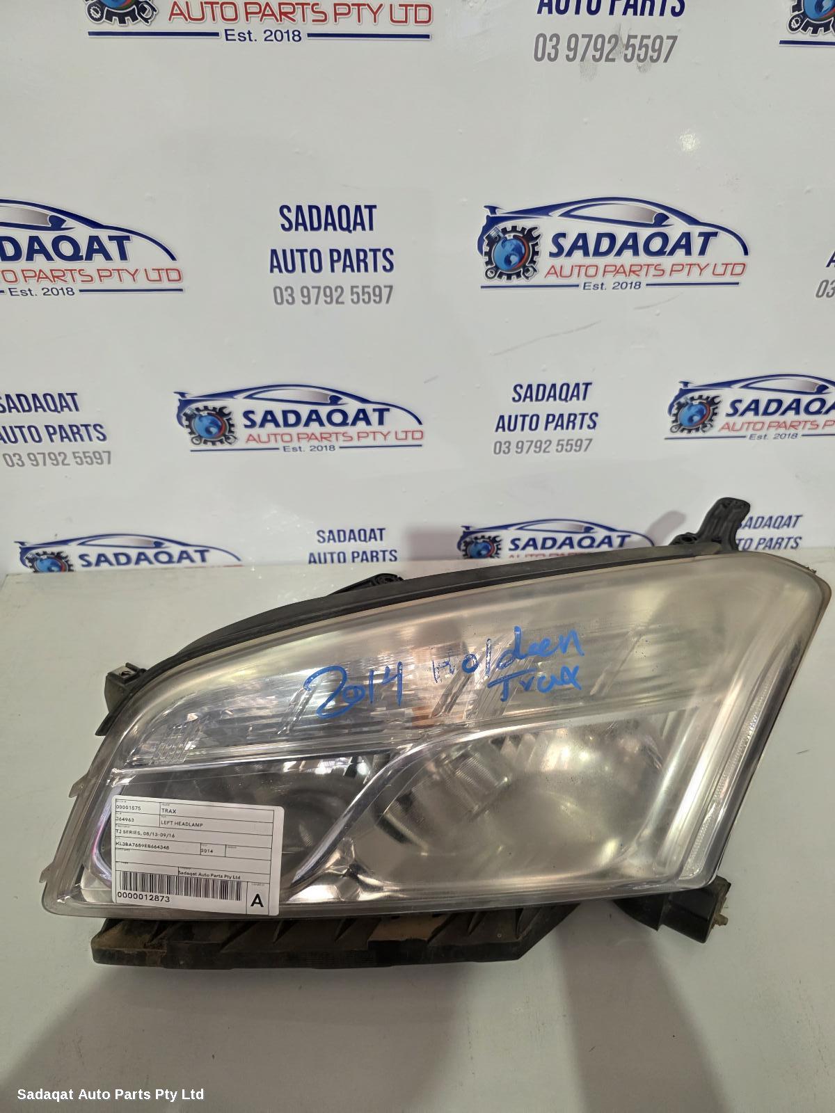 Holden Trax Left Headlamp