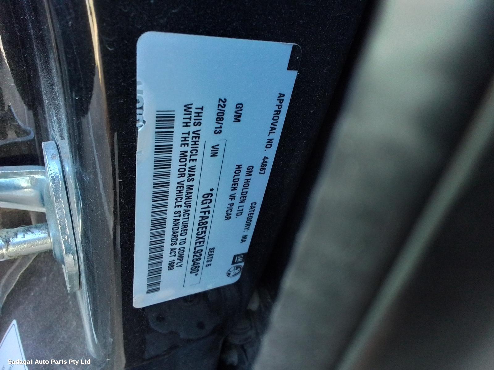 Holden Commodore Left Taillight