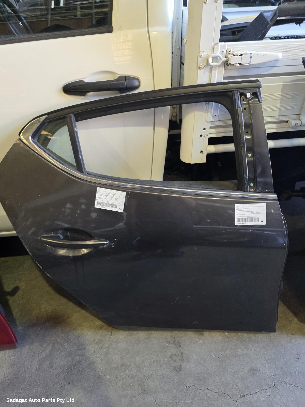 Mazda 3 Right Rear Door Window