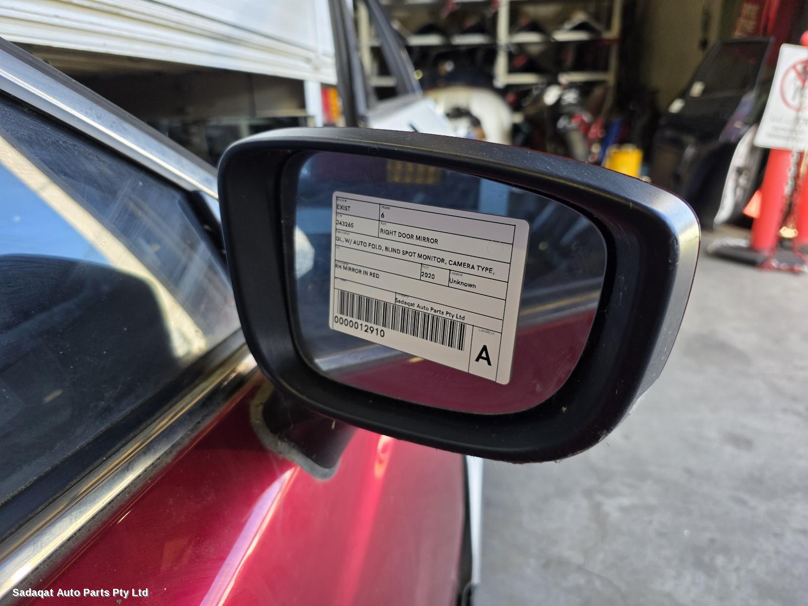 Mazda 6 Right Door Mirror