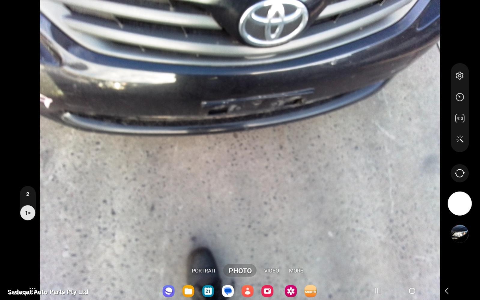 Toyota Corolla F/bar Reinforc/brack