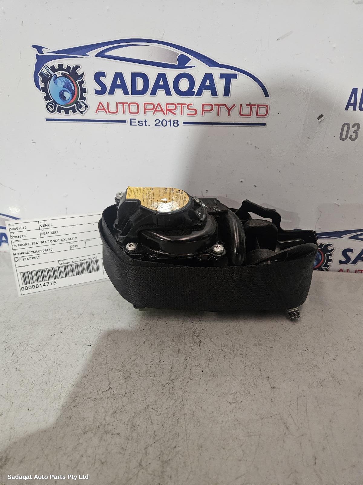 Hyundai Venue Seatbelt/stalk