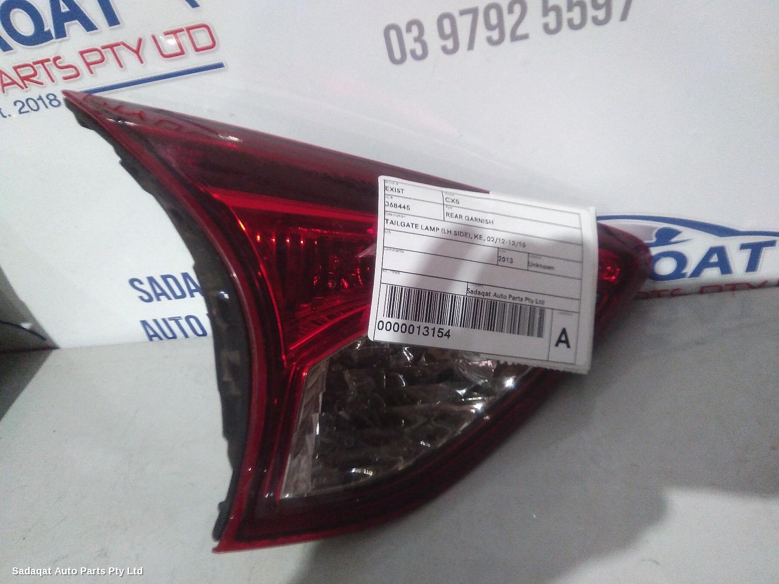 Mazda Cx5 Rear Garnish