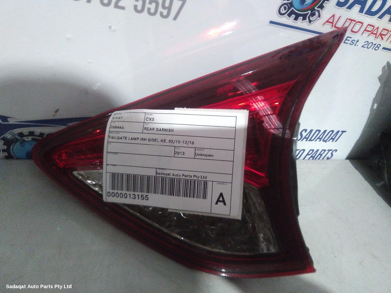 Mazda Cx5 Rear Garnish