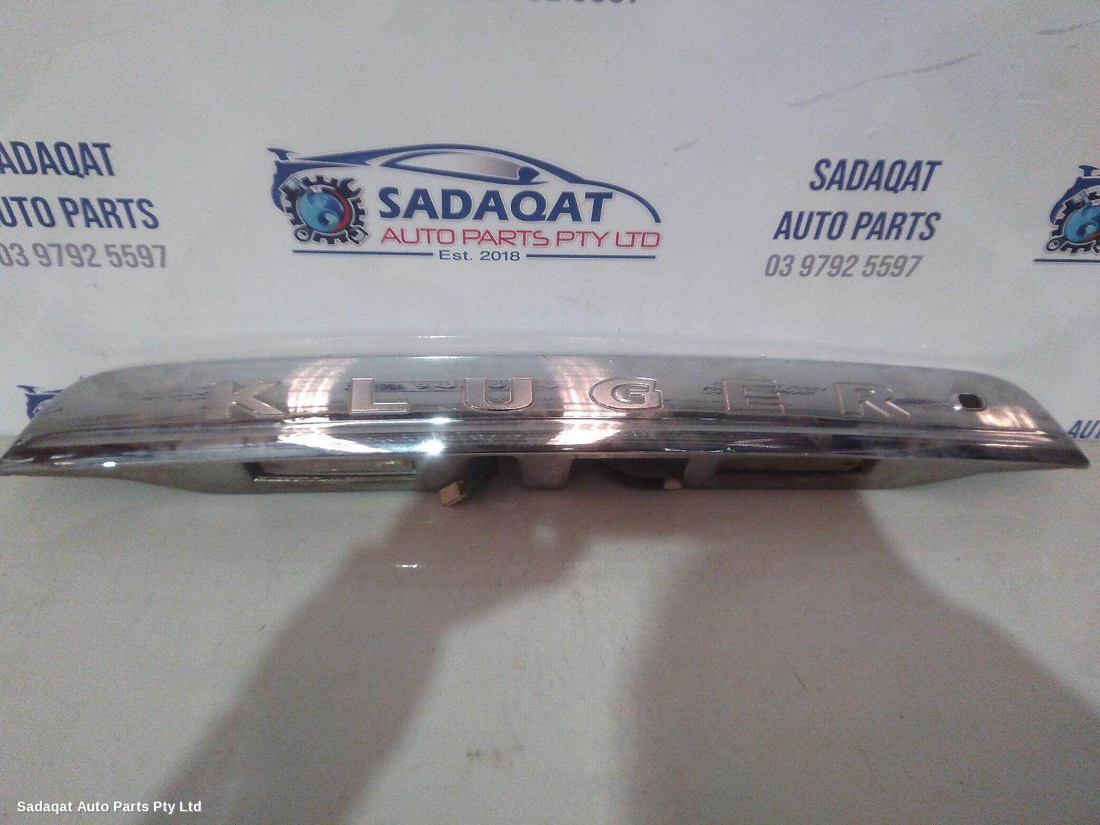 Toyota Kluger Rear Garnish