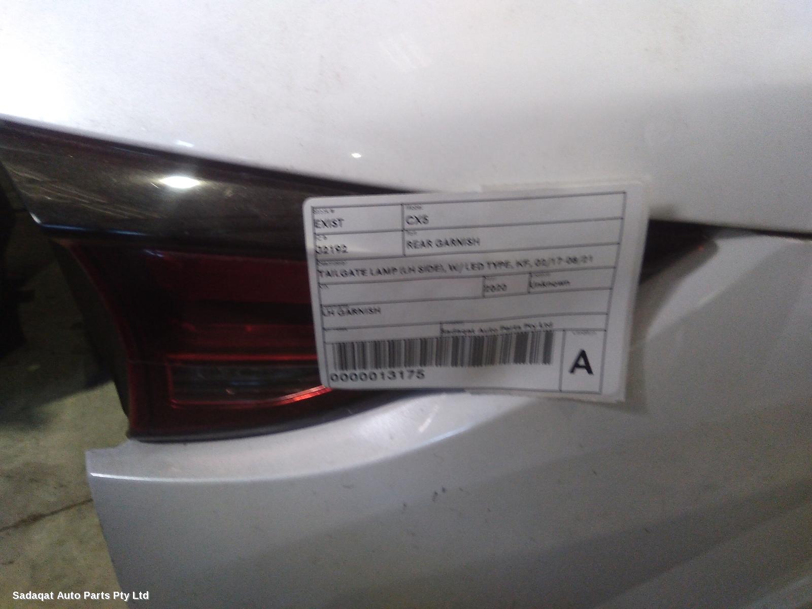 Mazda Cx5 Rear Garnish