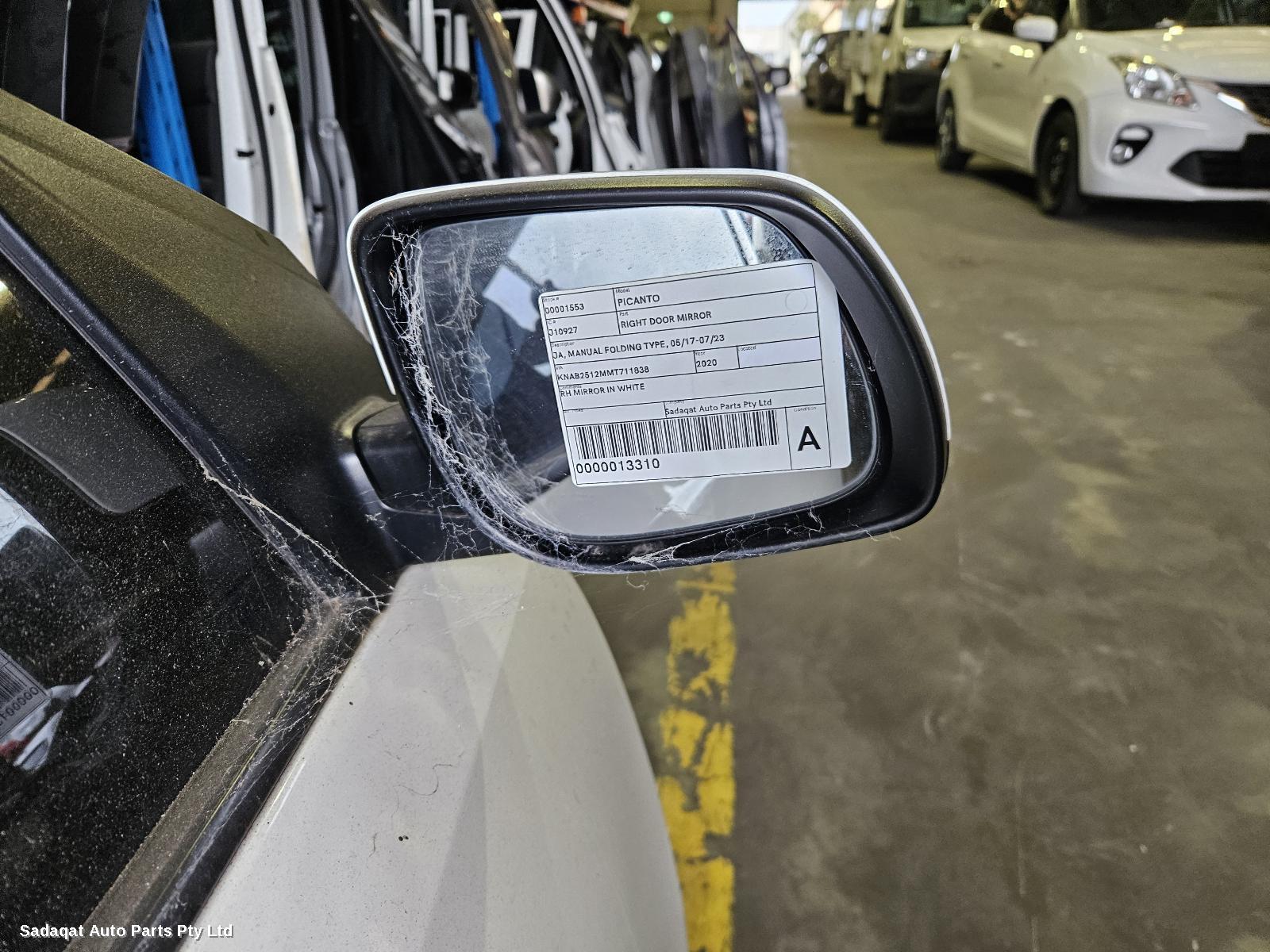 Kia Picanto Right Door Mirror