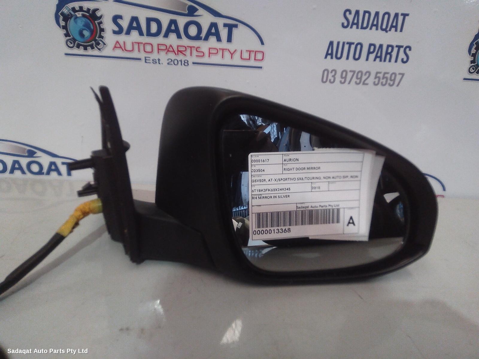 Toyota Aurion Right Door Mirror
