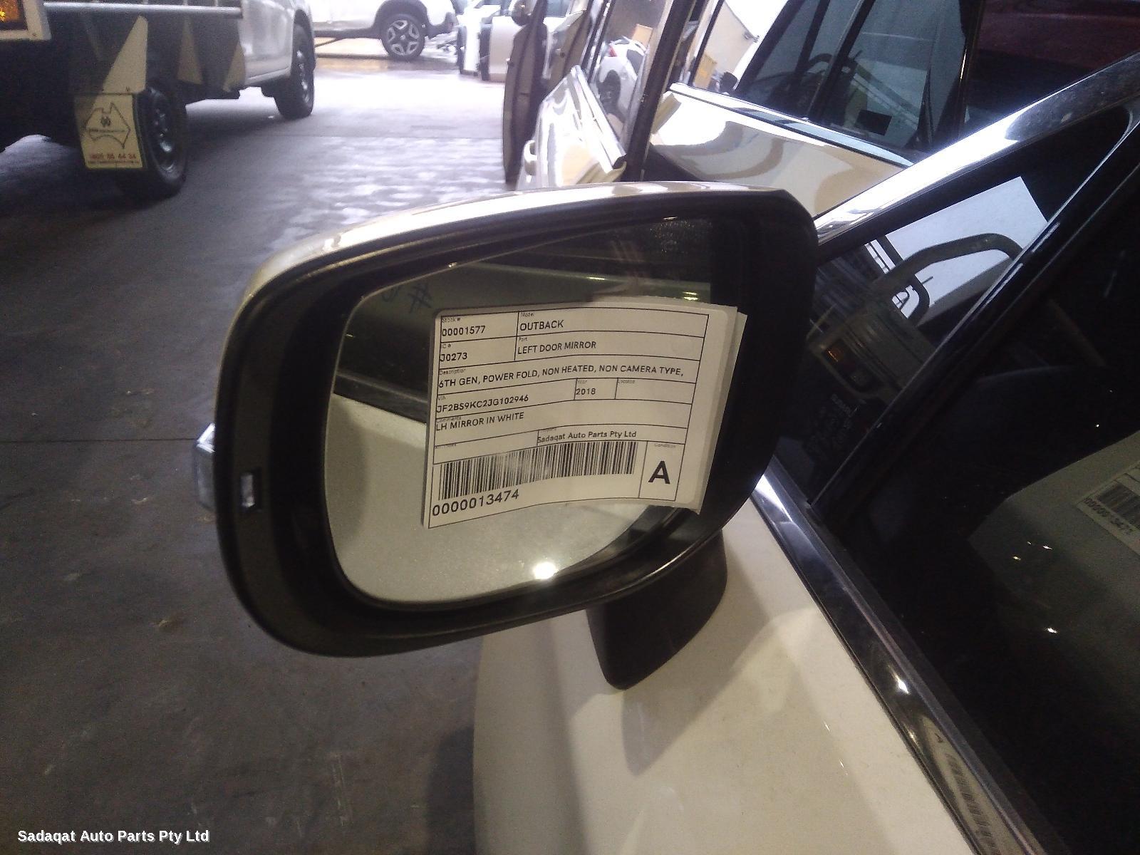 Subaru Outback Left Door Mirror