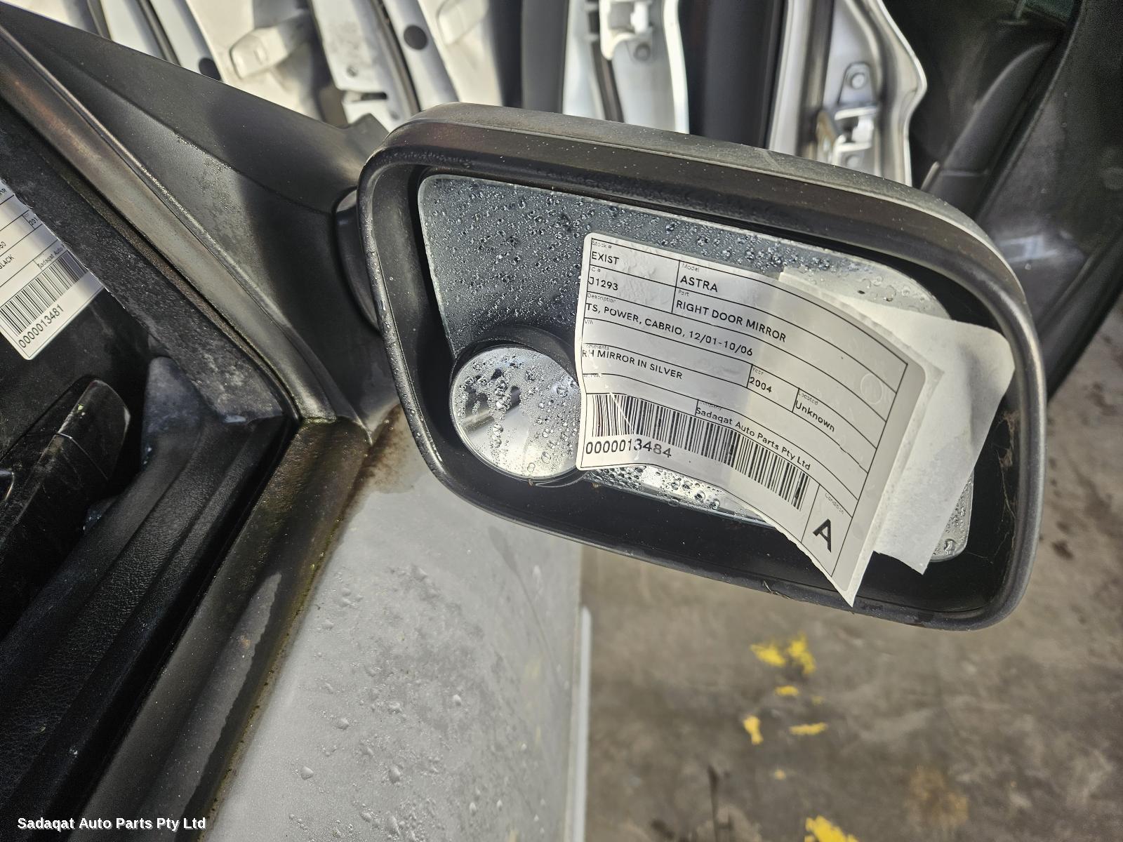 Holden Astra Right Door Mirror
