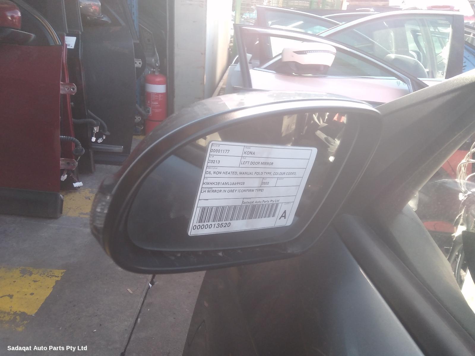 Hyundai Kona Left Door Mirror