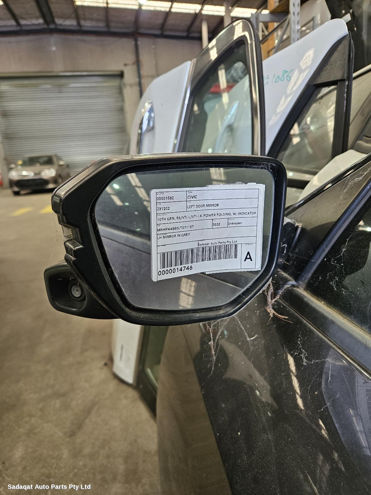 Honda Civic Left Door Mirror