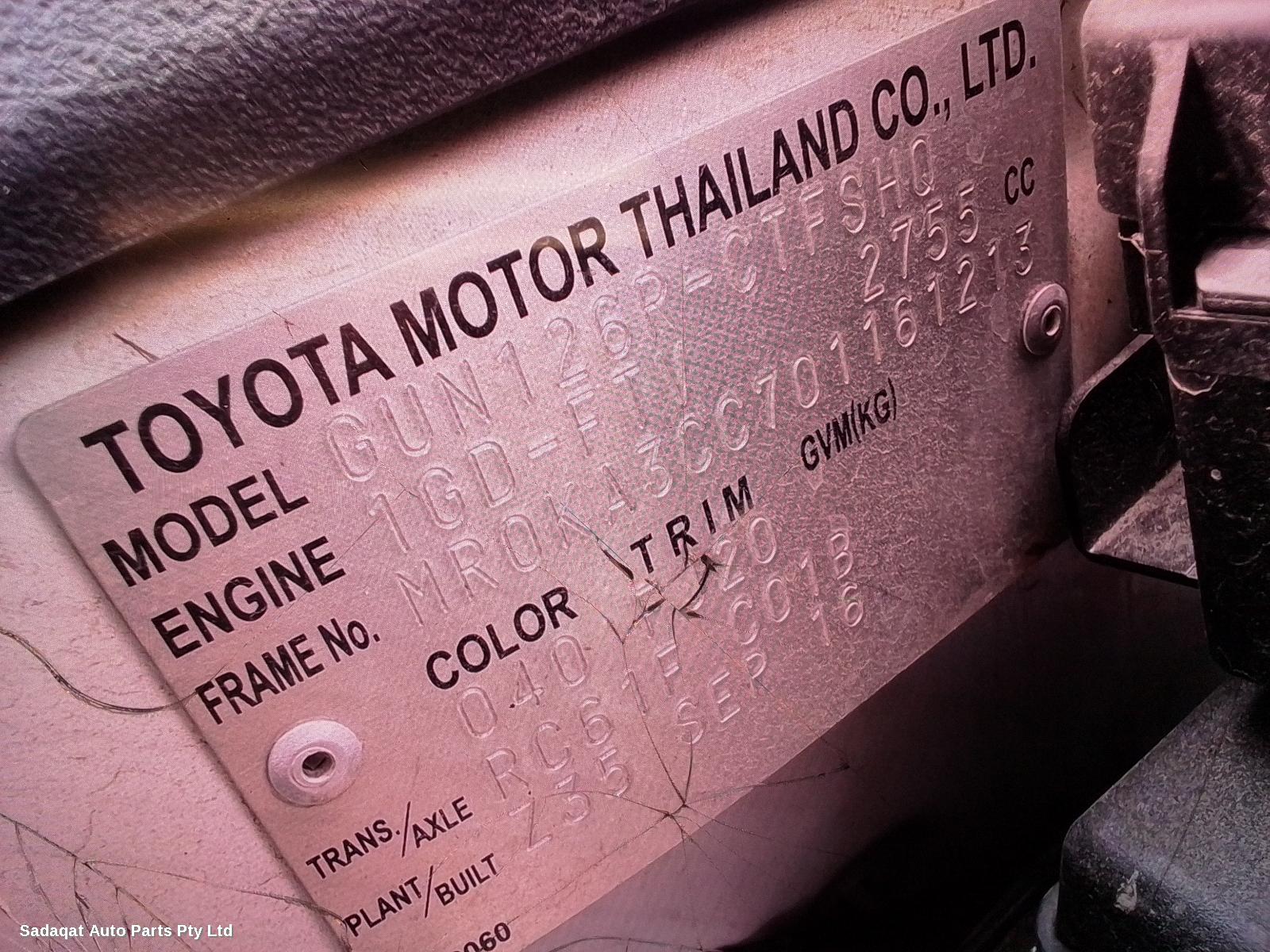 Toyota Hilux Tonneau/cover