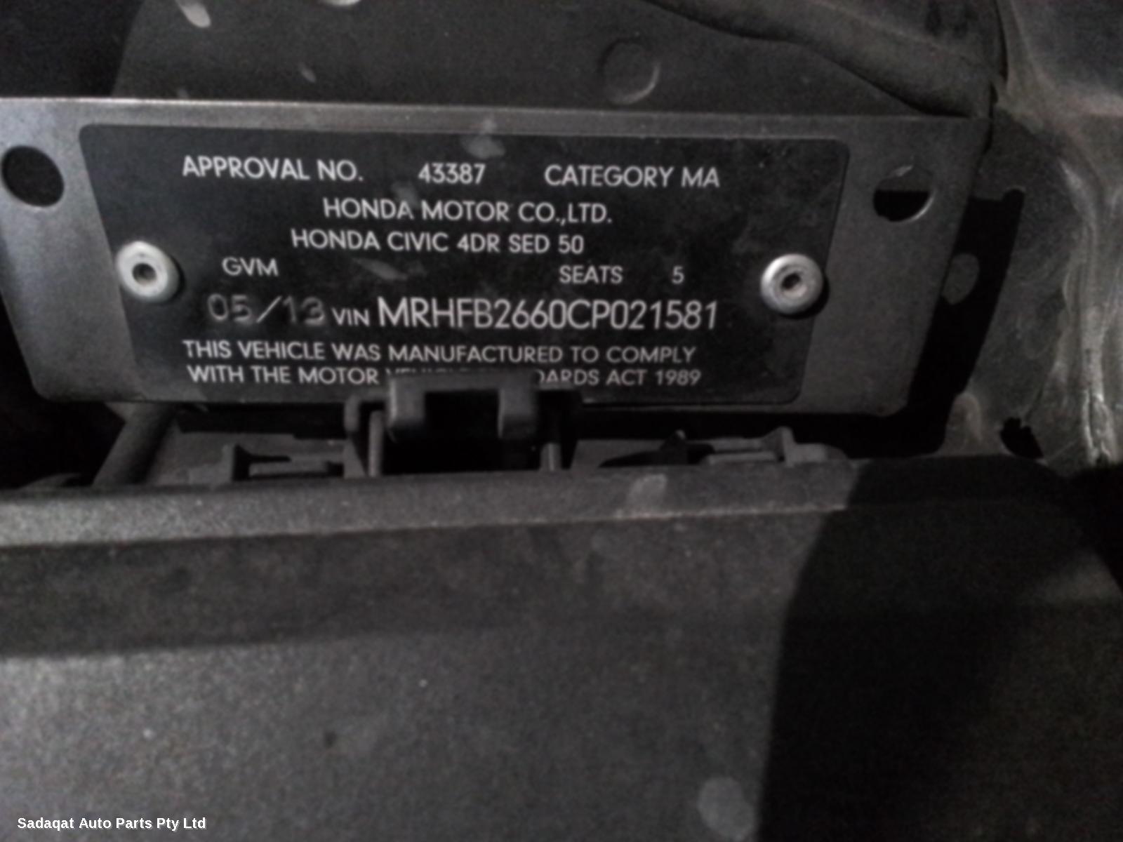 Honda Civic Bonnet Hinge/strut