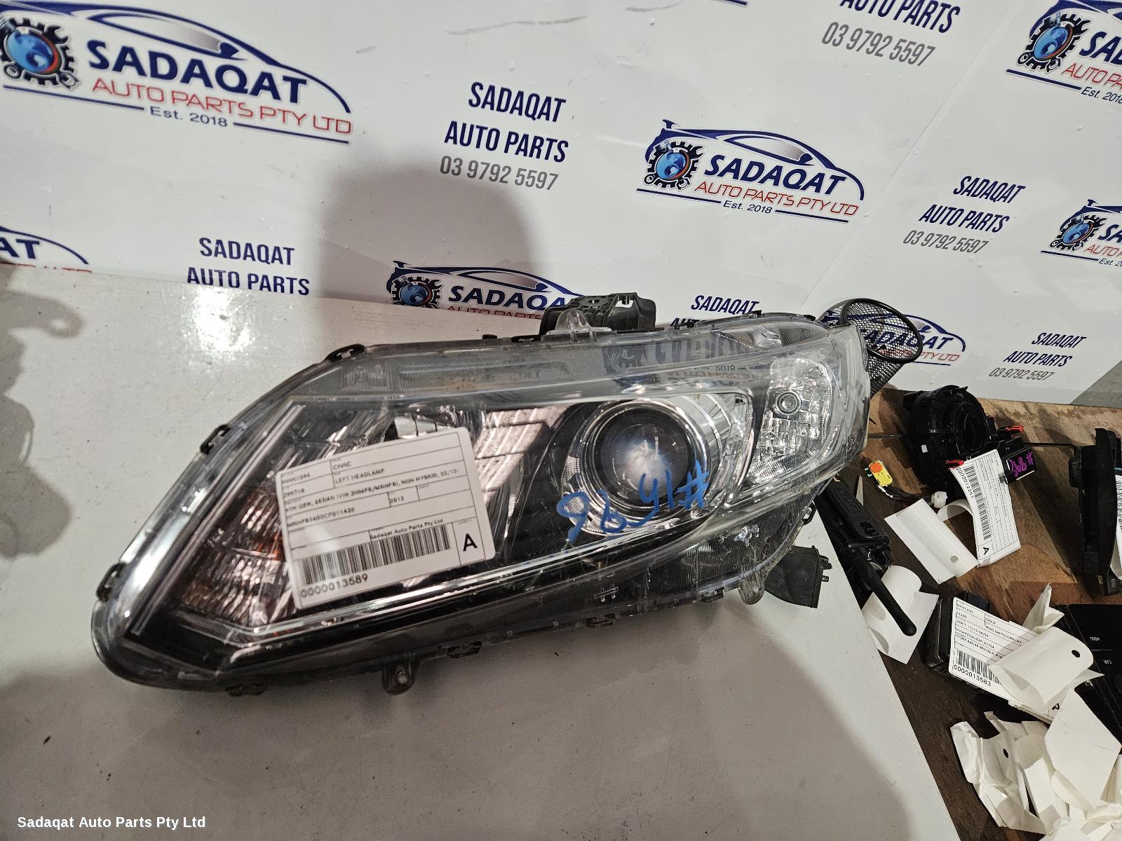 Honda Civic Left Headlamp