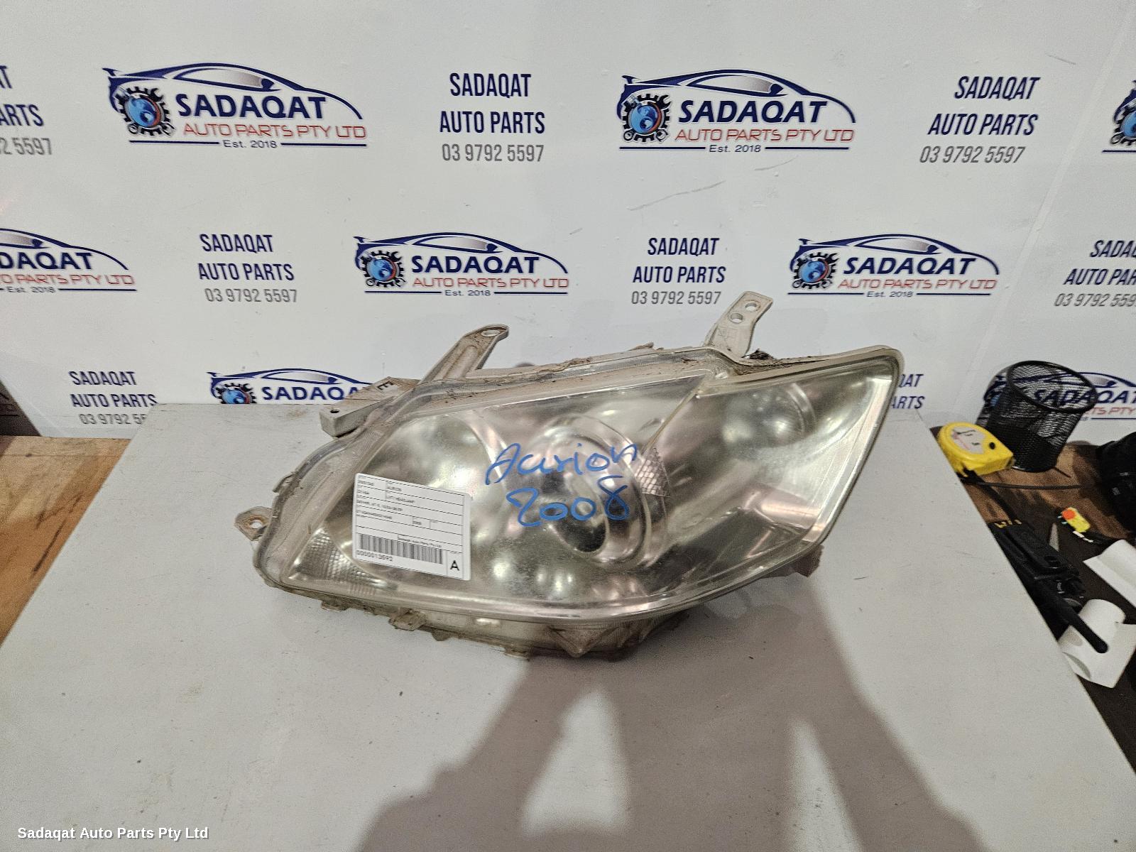 Toyota Aurion Left Headlamp