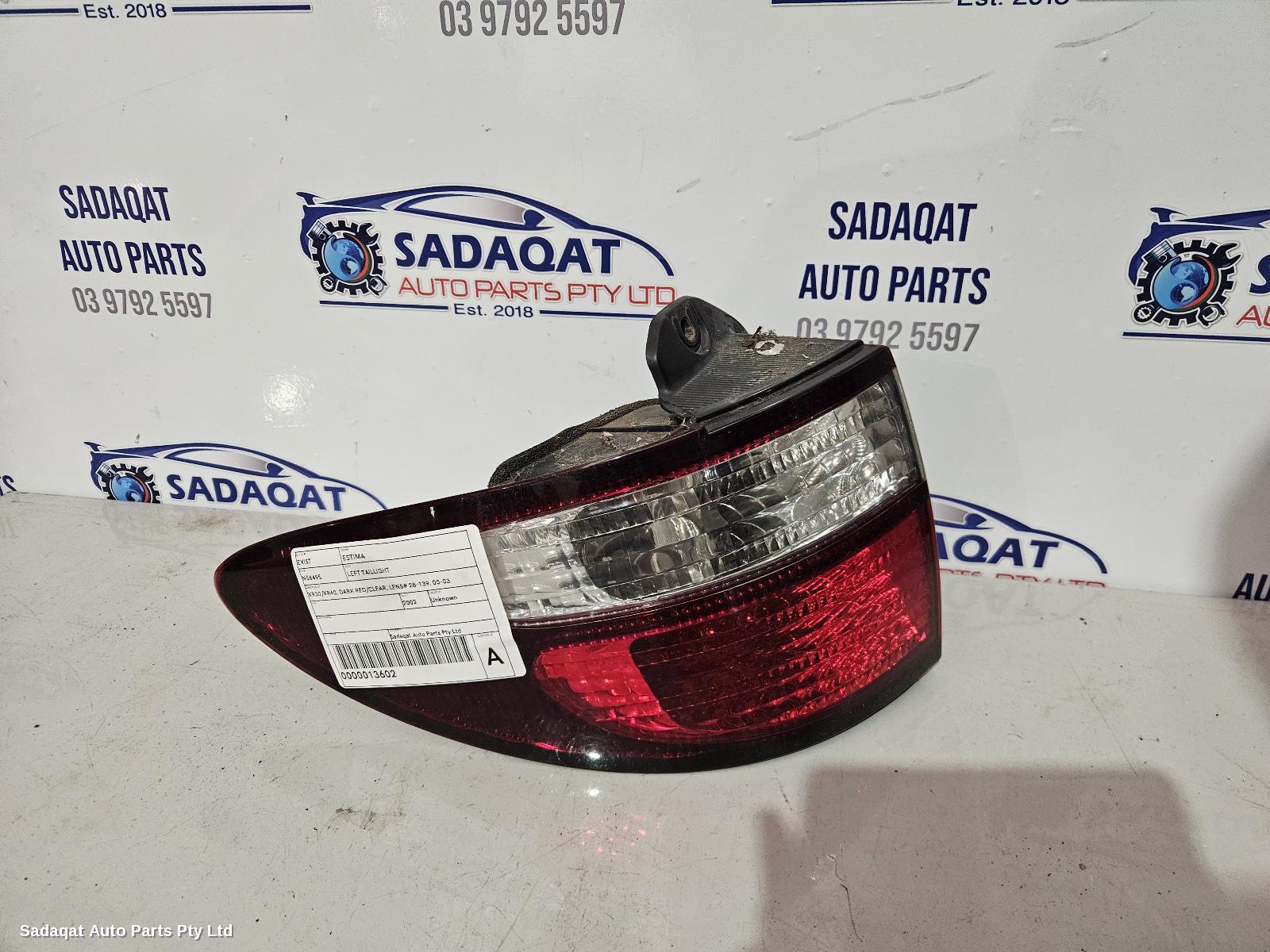 Toyota Estima Left Taillight