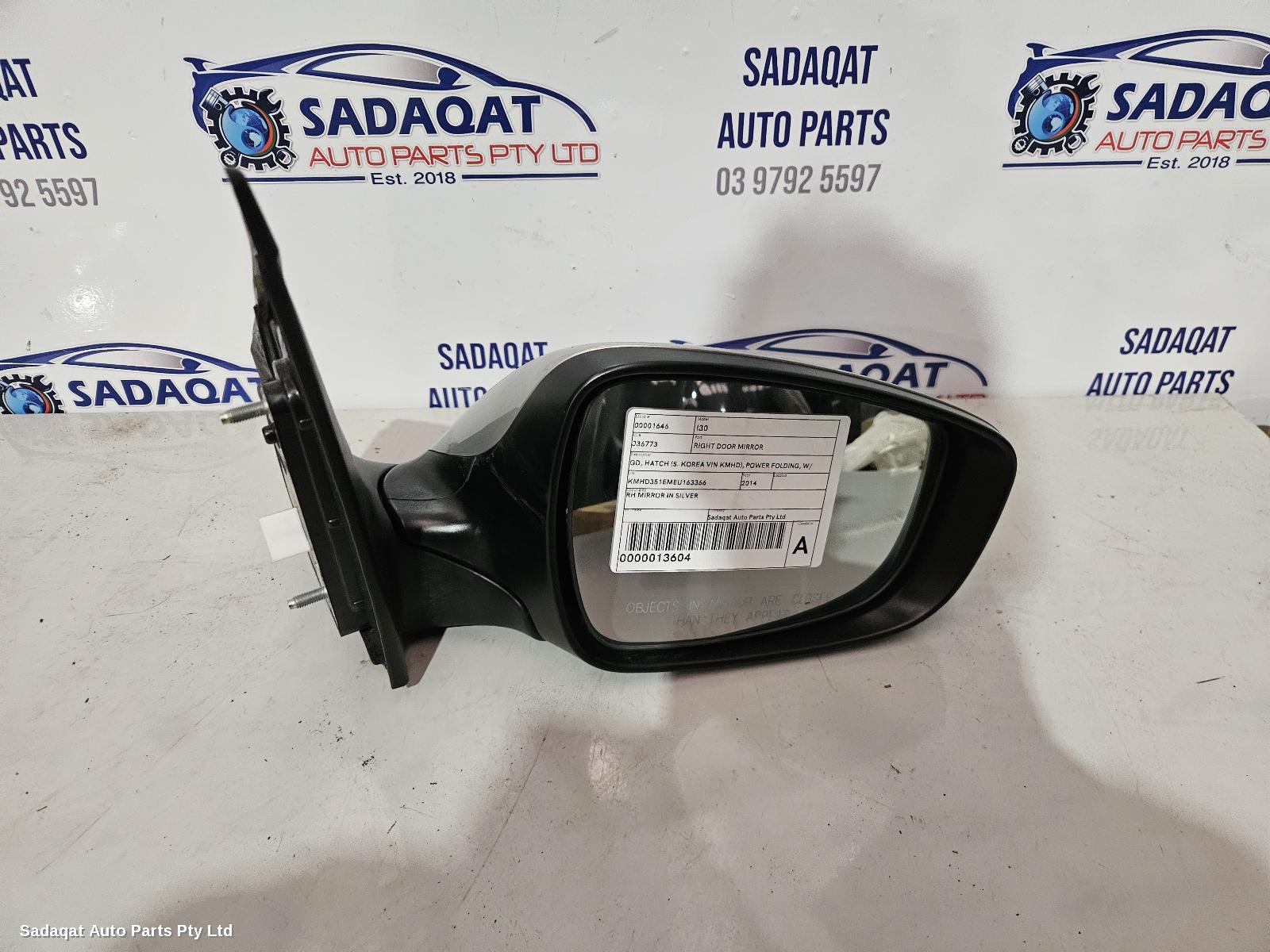 Hyundai I30 Right Door Mirror