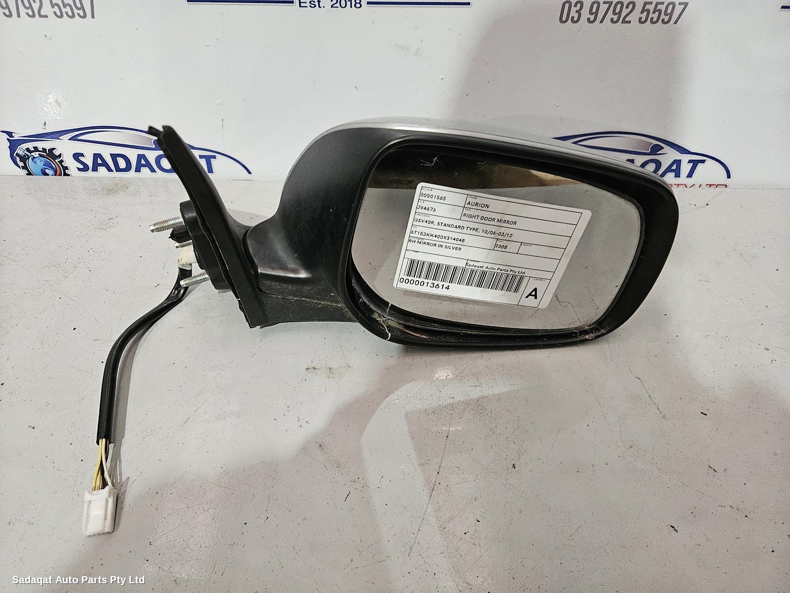 Toyota Aurion Right Door Mirror