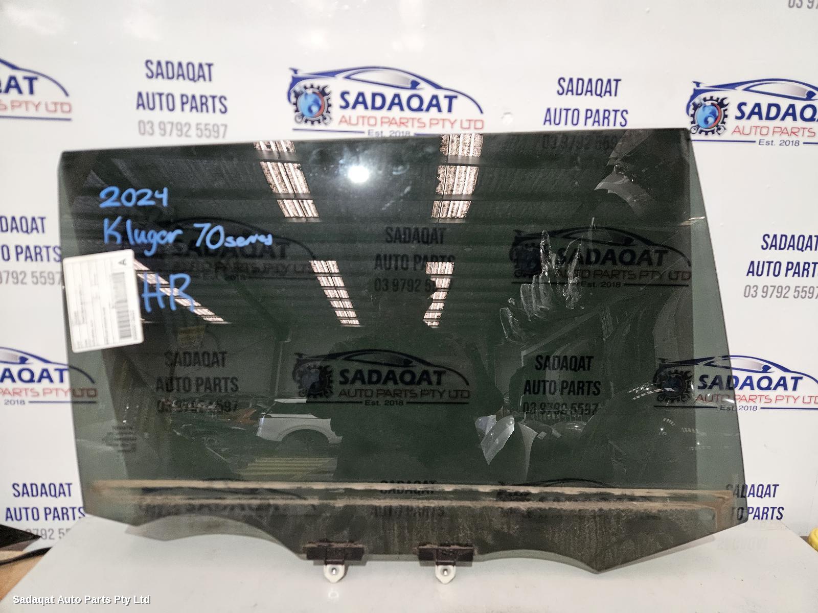 Toyota Kluger Right Rear Door Window