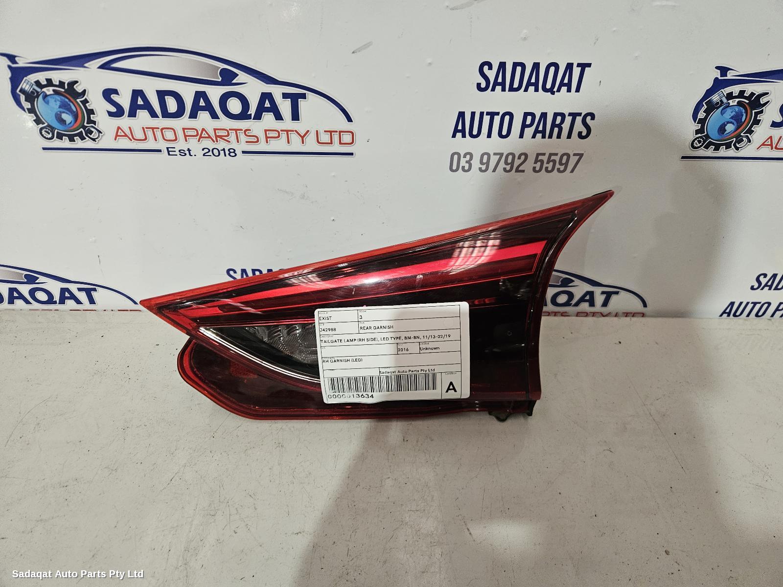 Mazda 3 Rear Garnish